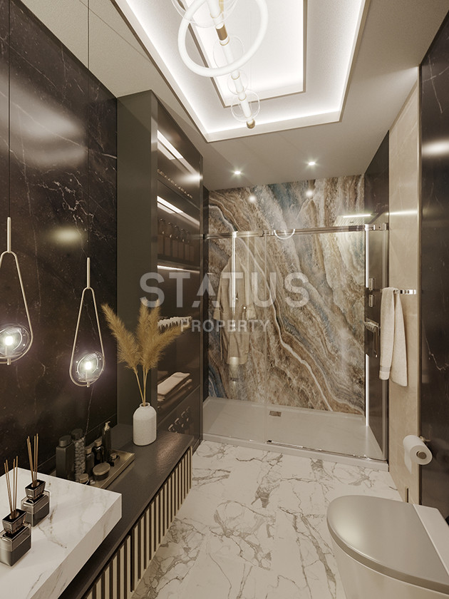 Detached luxury villa 5+1 layout at the excavation stage 4 km from the sea in Kargicak, 520 sq.m. фото 23