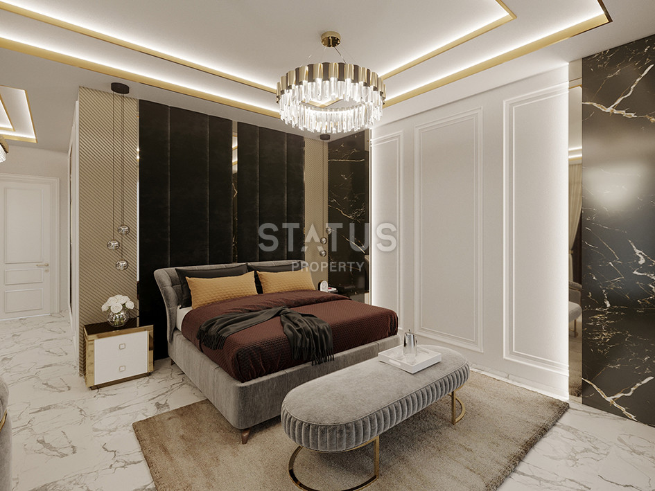 Detached luxury villa 5+1 layout at the excavation stage 4 km from the sea in Kargicak, 520 sq.m. фото 27