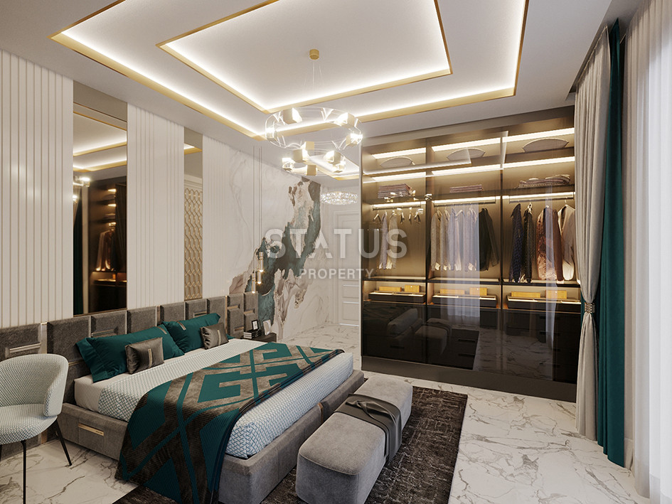 Detached luxury villa 5+1 layout at the excavation stage 4 km from the sea in Kargicak, 520 sq.m. фото 28