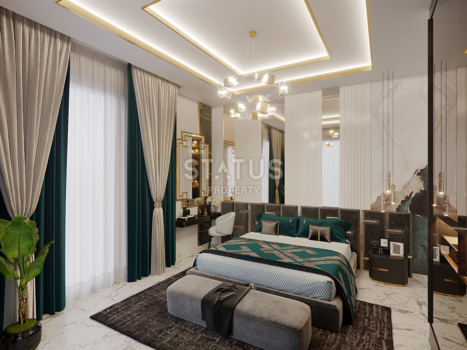 Detached luxury villa 5+1 layout at the excavation stage 4 km from the sea in Kargicak, 520 sq.m. фото 29