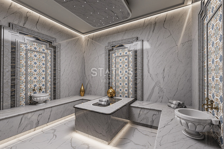 Detached luxury villa 5+1 layout at the excavation stage 4 km from the sea in Kargicak, 520 sq.m. фото 33