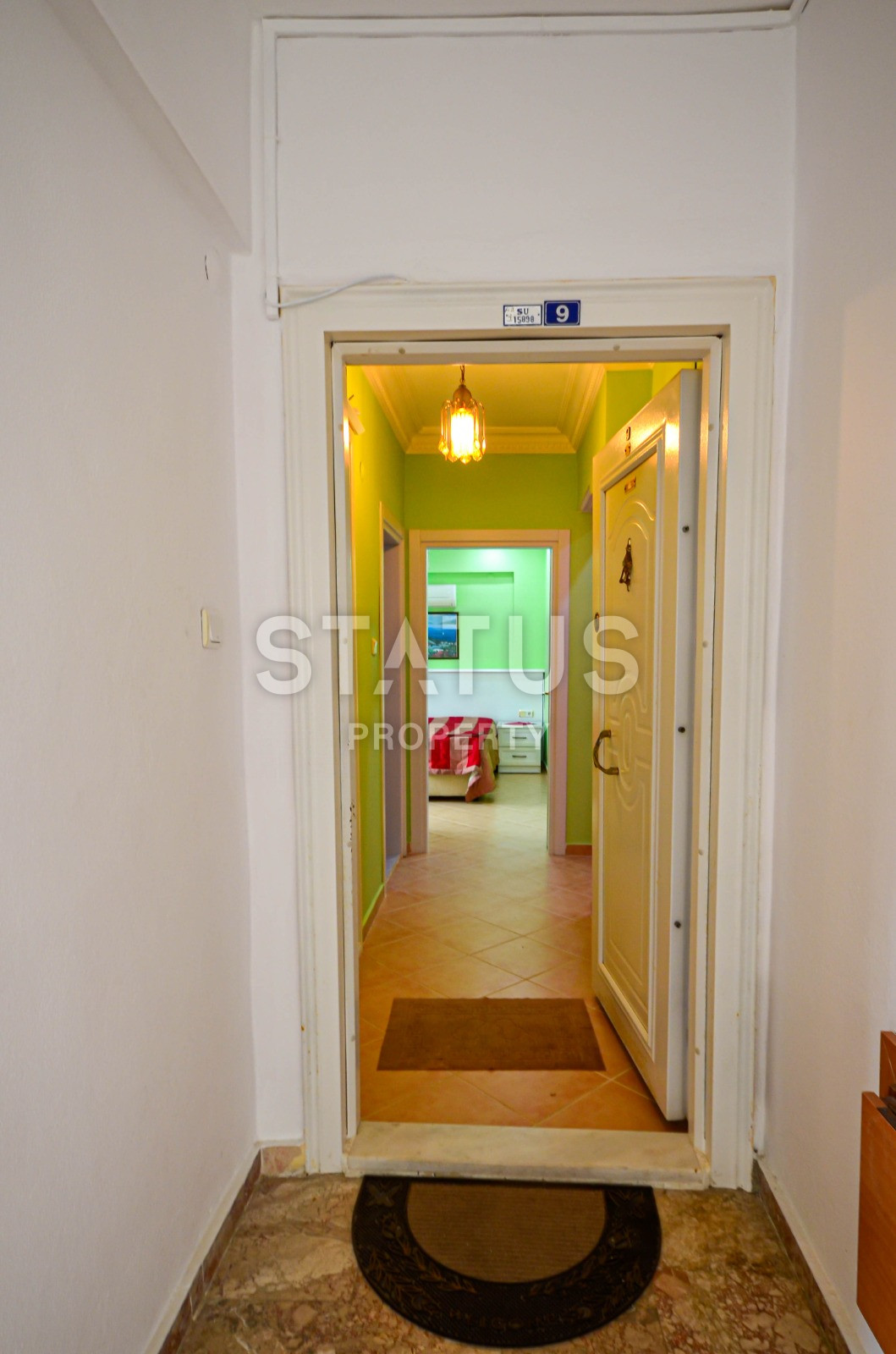 Бюджетная двухкомнатная квартира с мебелью в 250метрах от моря в Махмутларе, 60м.кв фото 4