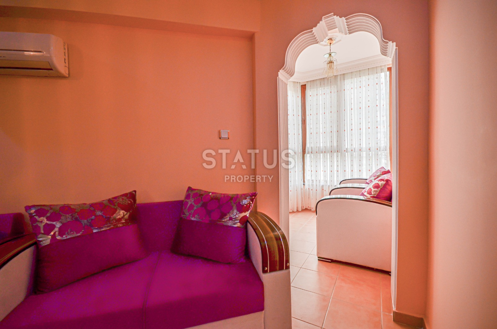 Бюджетная двухкомнатная квартира с мебелью в 250метрах от моря в Махмутларе, 60м.кв фото 9