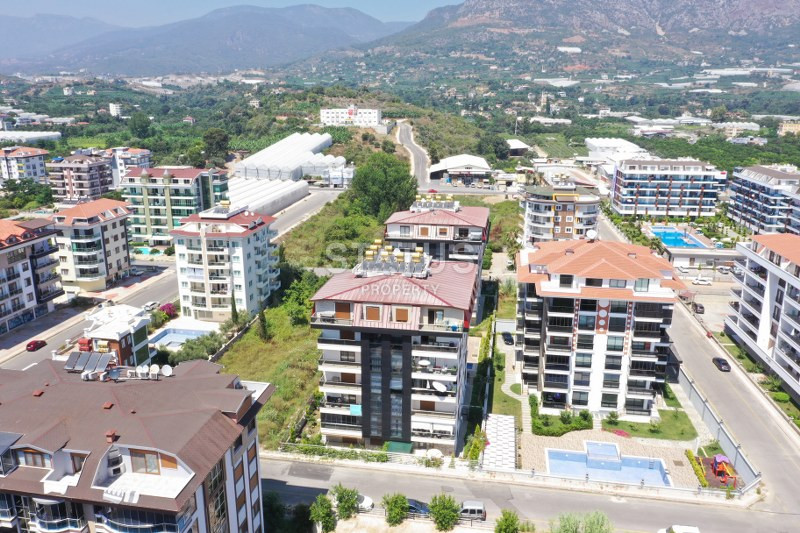 Меблированный дуплекс 3+1 и апартаменты с видом на море 2+1 в элитном комплексе у моря в Кестеле. фото 24