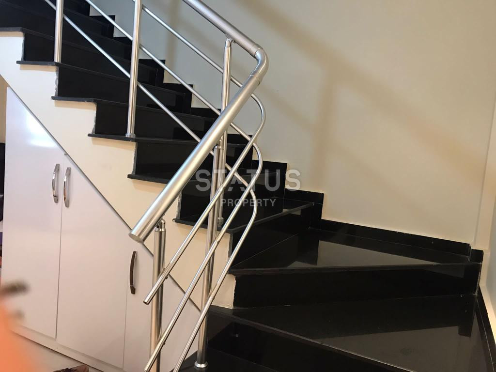 Дуплекс 3+1 в самой в природном районе Демирташ, всего в 200 метрах от моря, 18 кв.м. фото 5