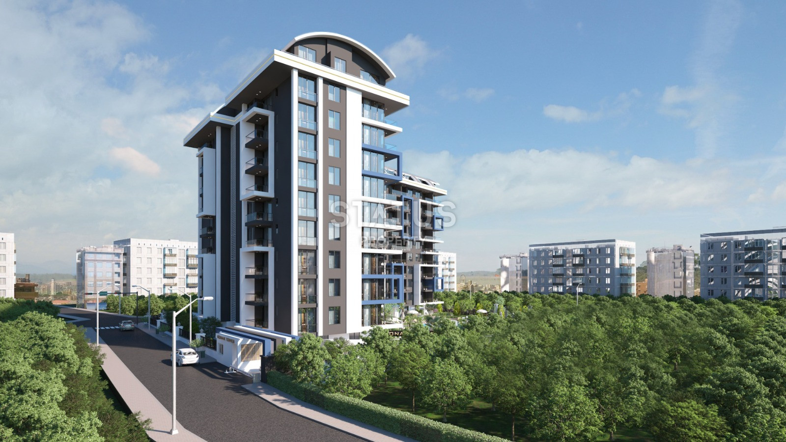 Апартаменты в рассрочку на Клеопатре от известного застройщика! От двухкомнатных апартаментов до четырехкомнатных дублексов с выходом в сад! фото 19