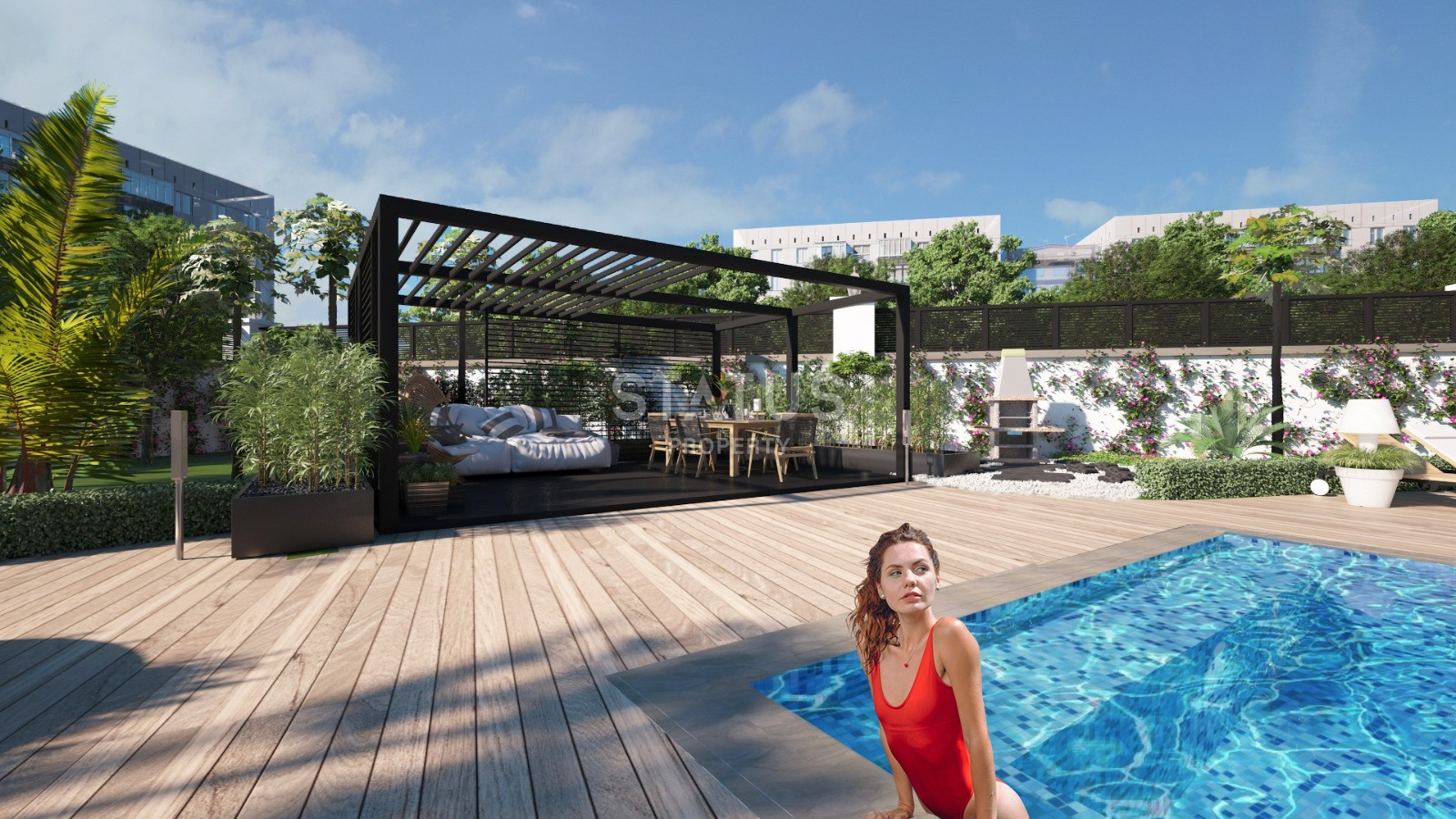 Апартаменты в рассрочку на Клеопатре от известного застройщика! От двухкомнатных апартаментов до четырехкомнатных дублексов с выходом в сад! фото 21