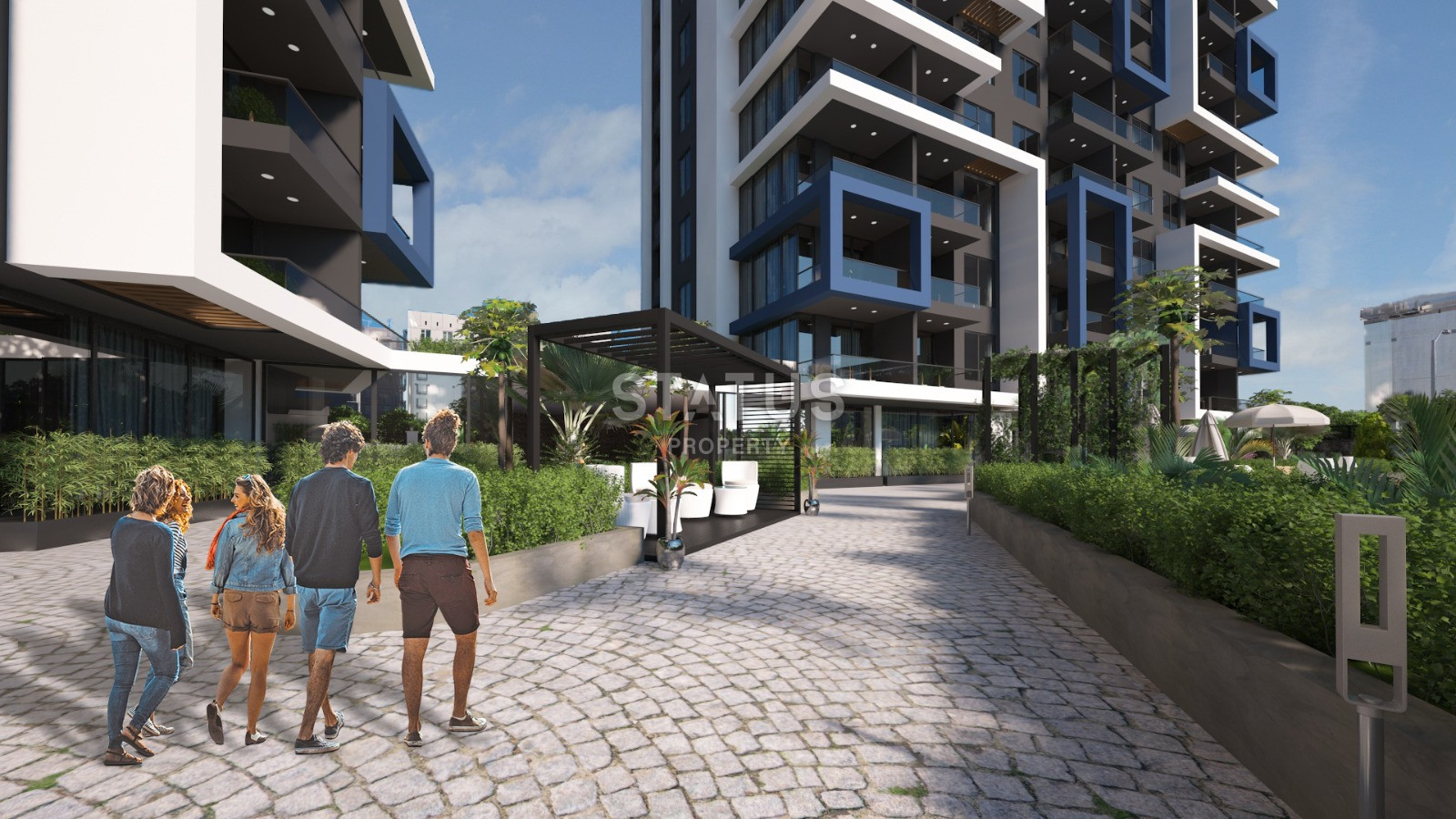 Апартаменты в рассрочку на Клеопатре от известного застройщика! От двухкомнатных апартаментов до четырехкомнатных дублексов с выходом в сад! фото 22