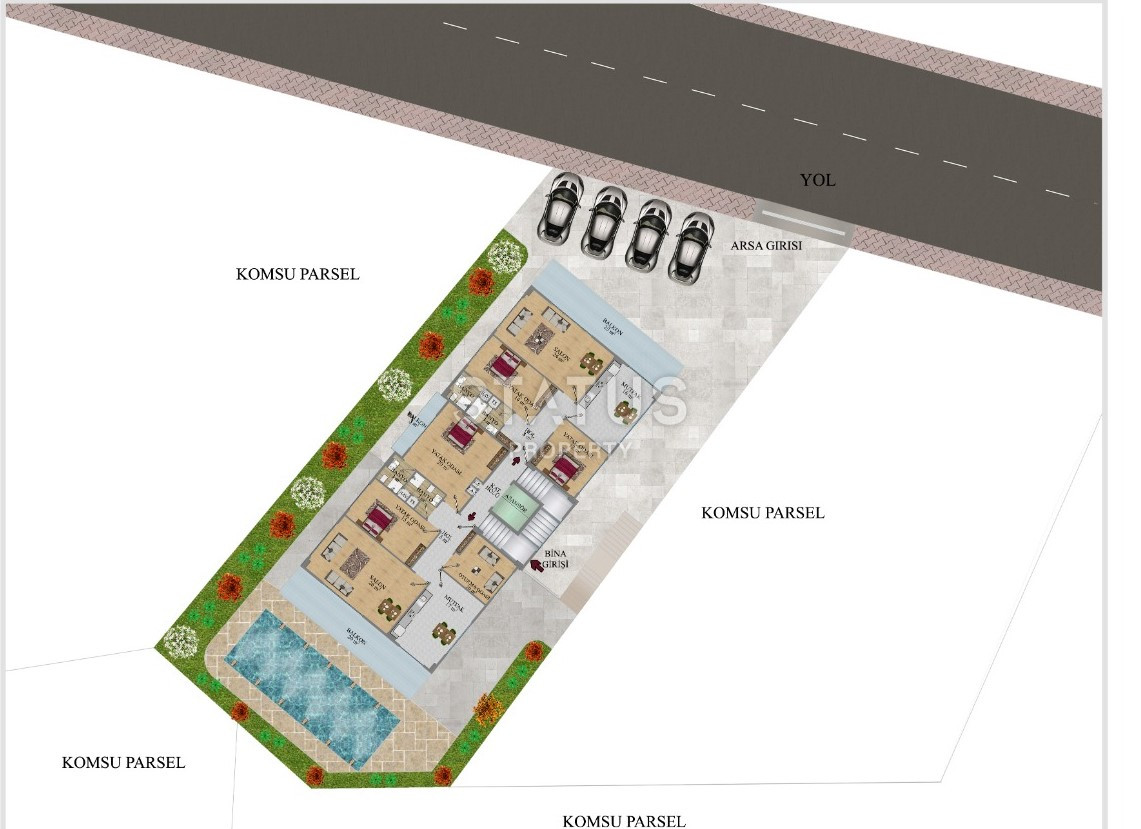 Выгодное предложение 3+1 с отдельной кухней в центре Алании! фото 32