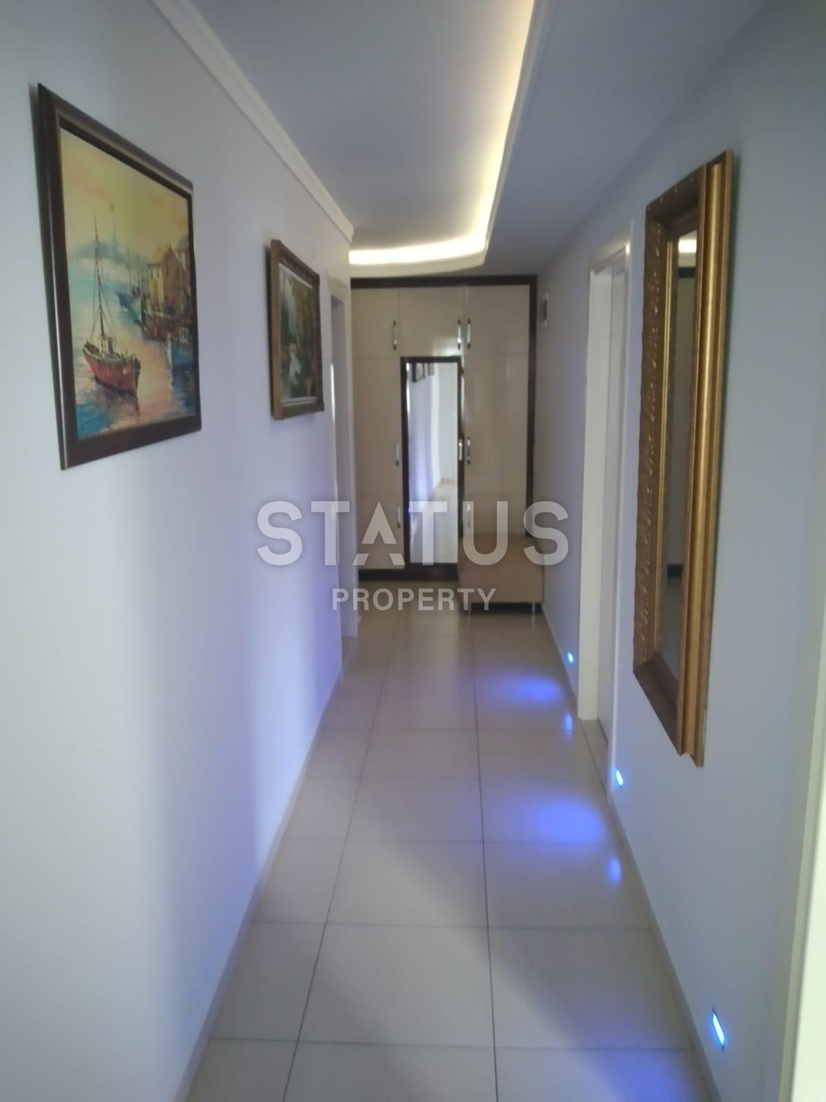 Просторные апартаменты 2+1 с видом на море и крепость, 110 м2. Джикджилли, Алания. фото 8