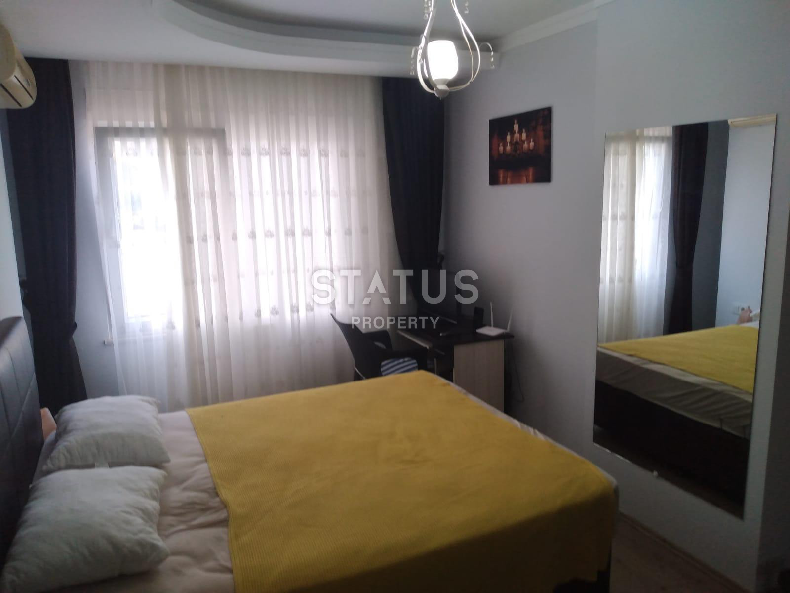 Просторные апартаменты 2+1 с видом на море и крепость, 110 м2. Джикджилли, Алания. фото 10