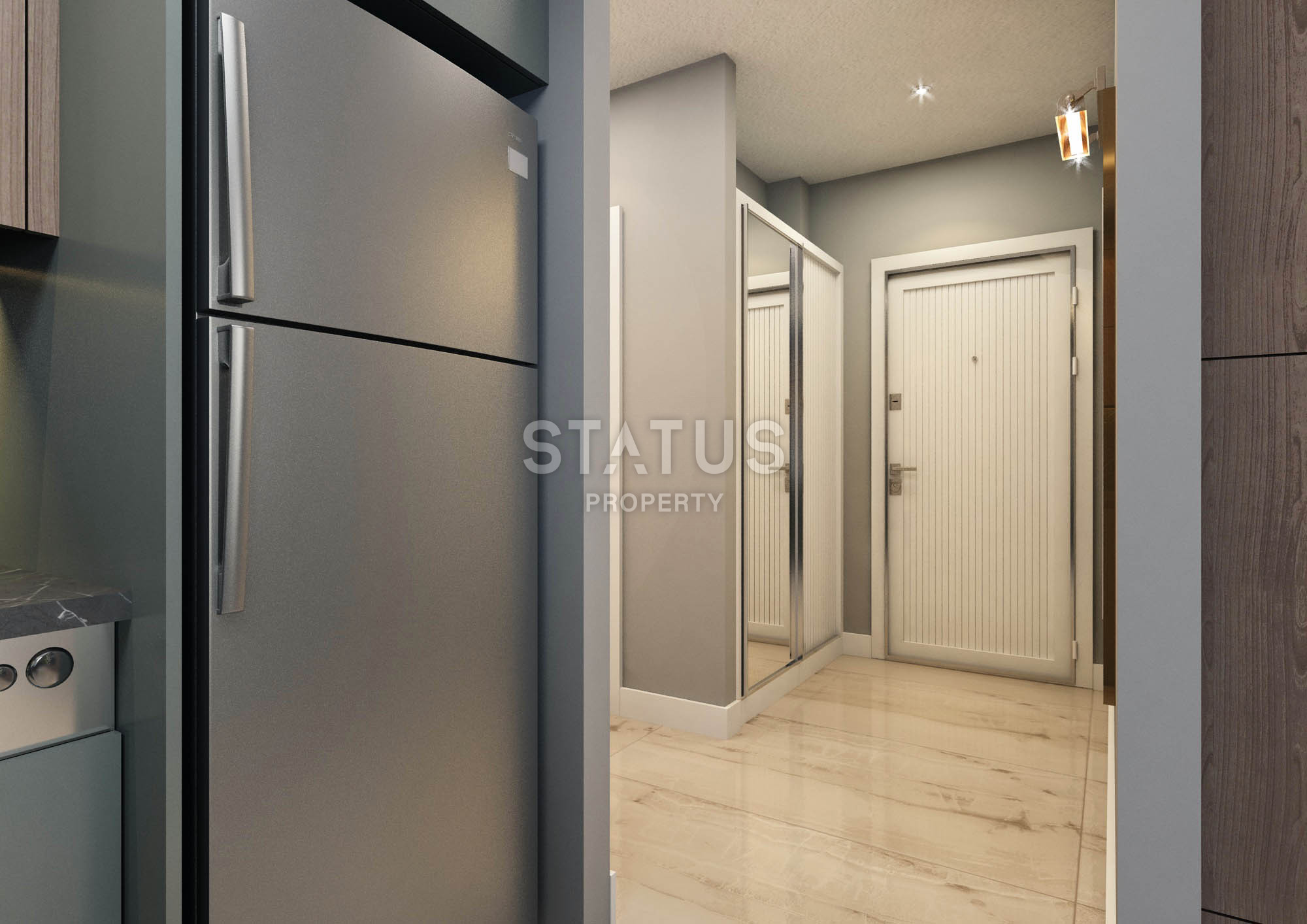 Project under construction in the center of Alanya near Cleopatra beach, low prices and interest-free installments, 1+1,2+1,3+1 фото 33