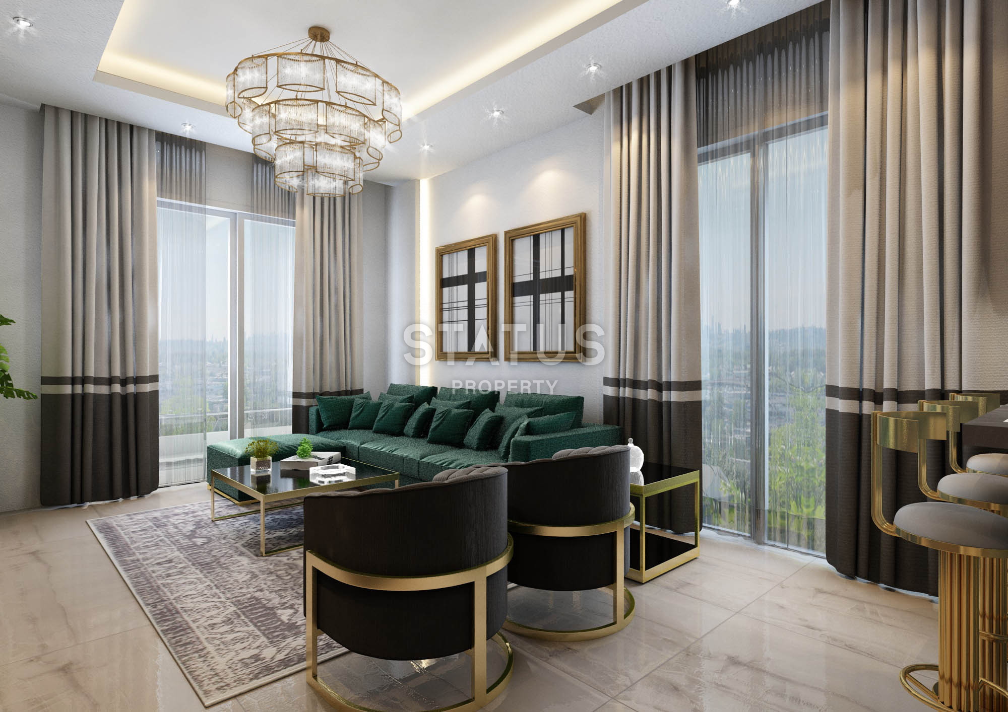 Project under construction in the center of Alanya near Cleopatra beach, low prices and interest-free installments, 1+1,2+1,3+1 фото 34