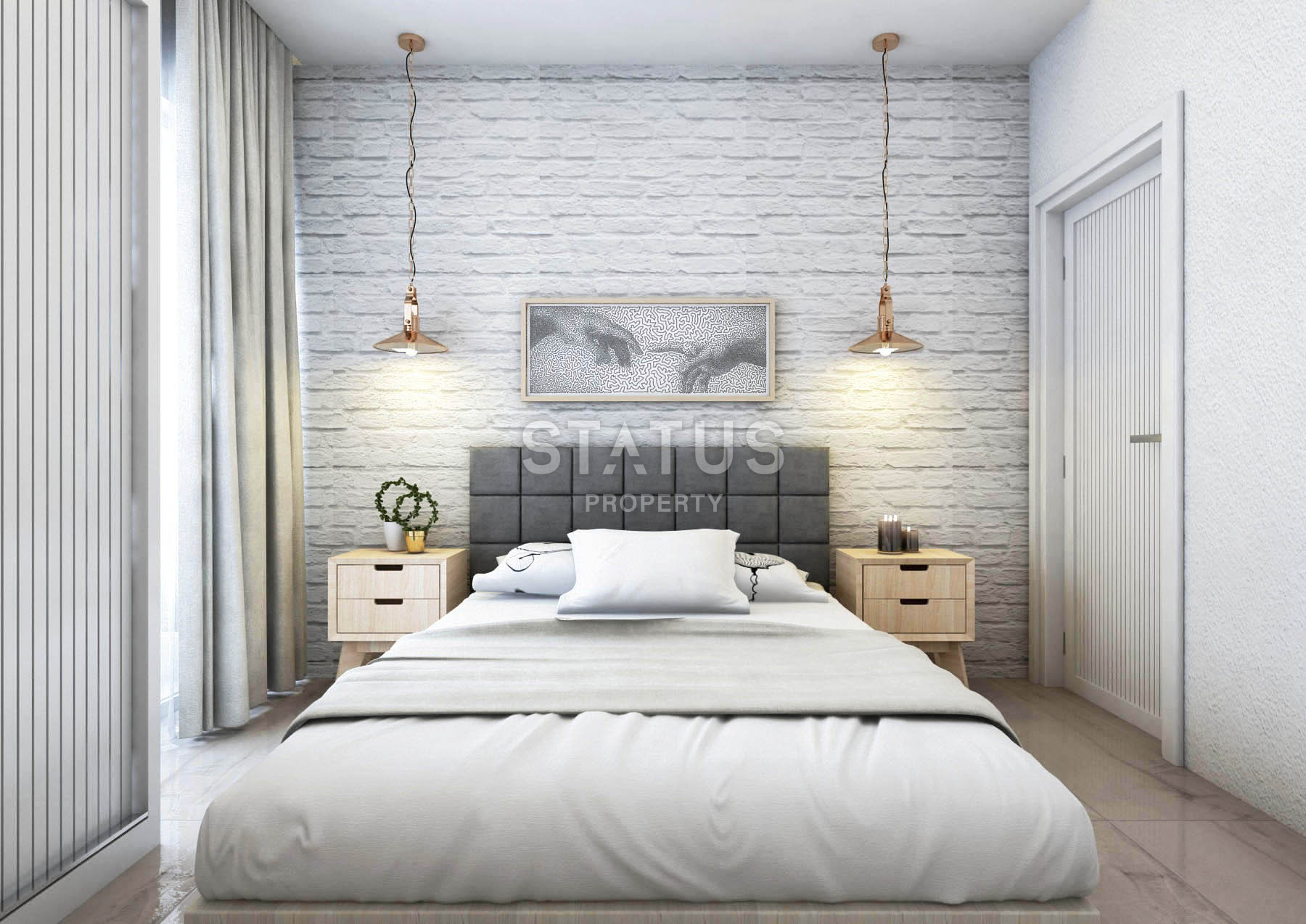 Project under construction in the center of Alanya near Cleopatra beach, low prices and interest-free installments, 1+1,2+1,3+1 фото 37