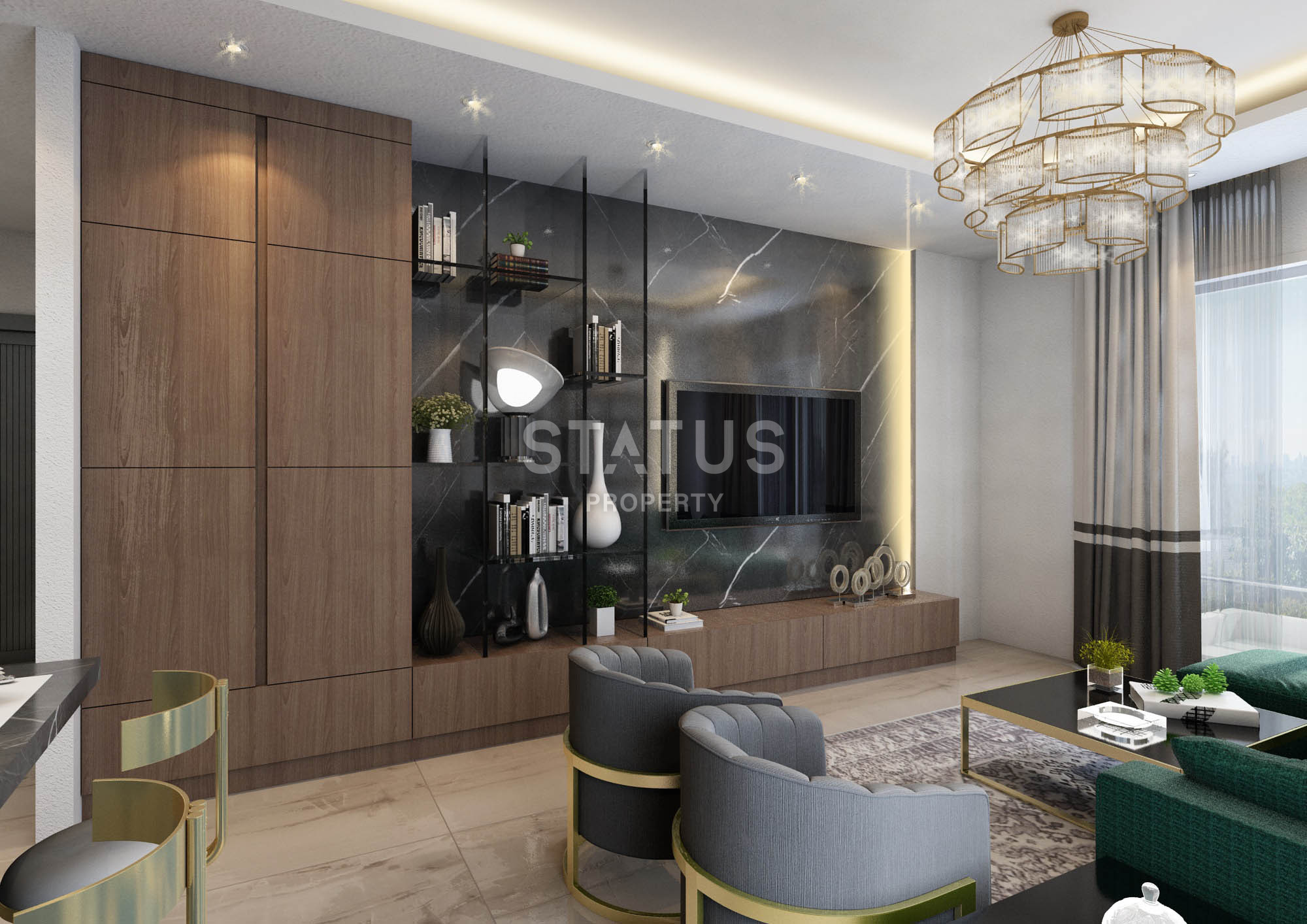 Project under construction in the center of Alanya near Cleopatra beach, low prices and interest-free installments, 1+1,2+1,3+1 фото 38