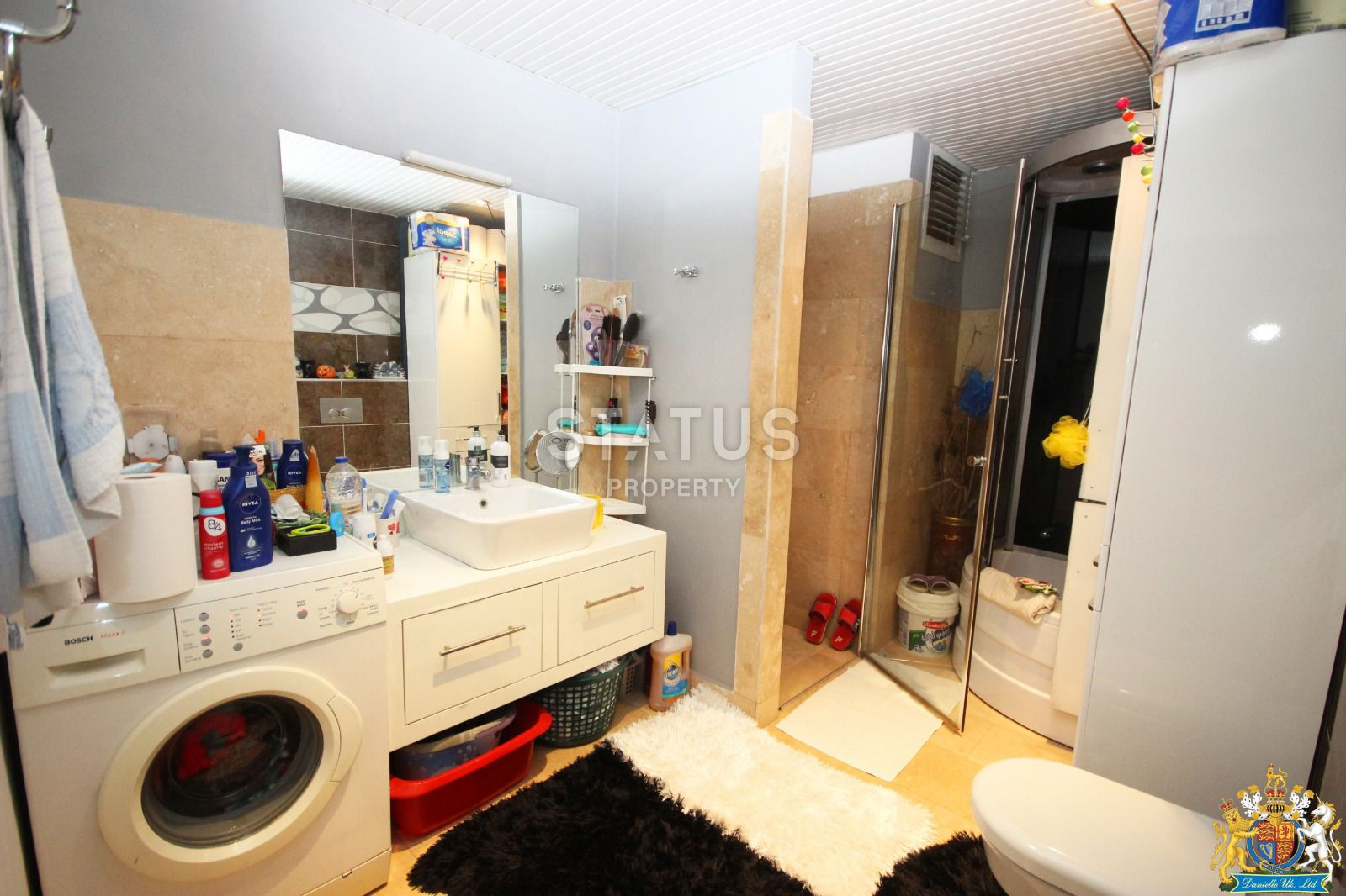 Апартаменты 2+1 в центре Алании, с видом на историческую крепость, 110 кв.м. фото 16