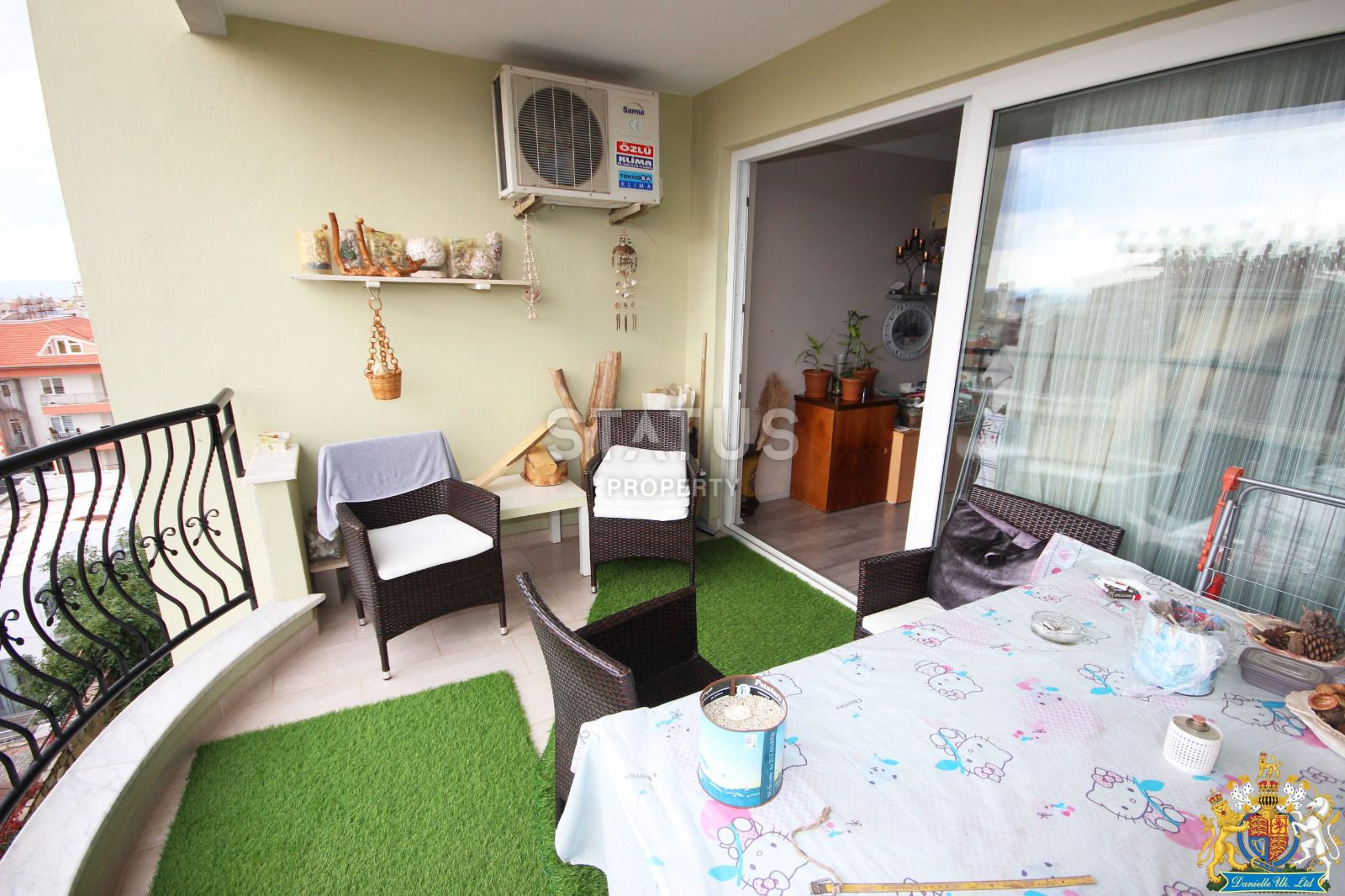 Апартаменты 2+1 в центре Алании, с видом на историческую крепость, 110 кв.м. фото 17