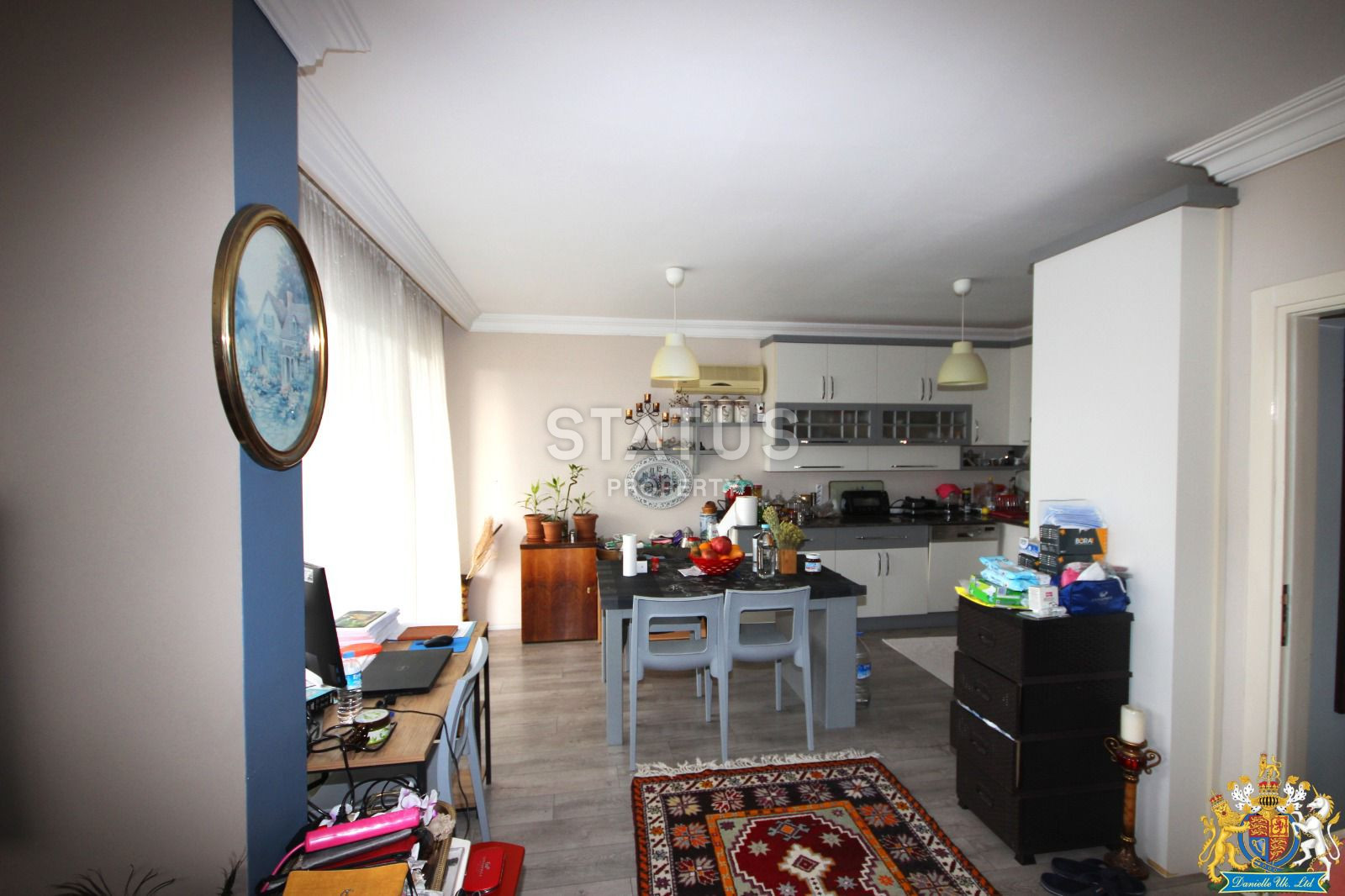 Апартаменты 2+1 в центре Алании, с видом на историческую крепость, 110 кв.м. фото 22