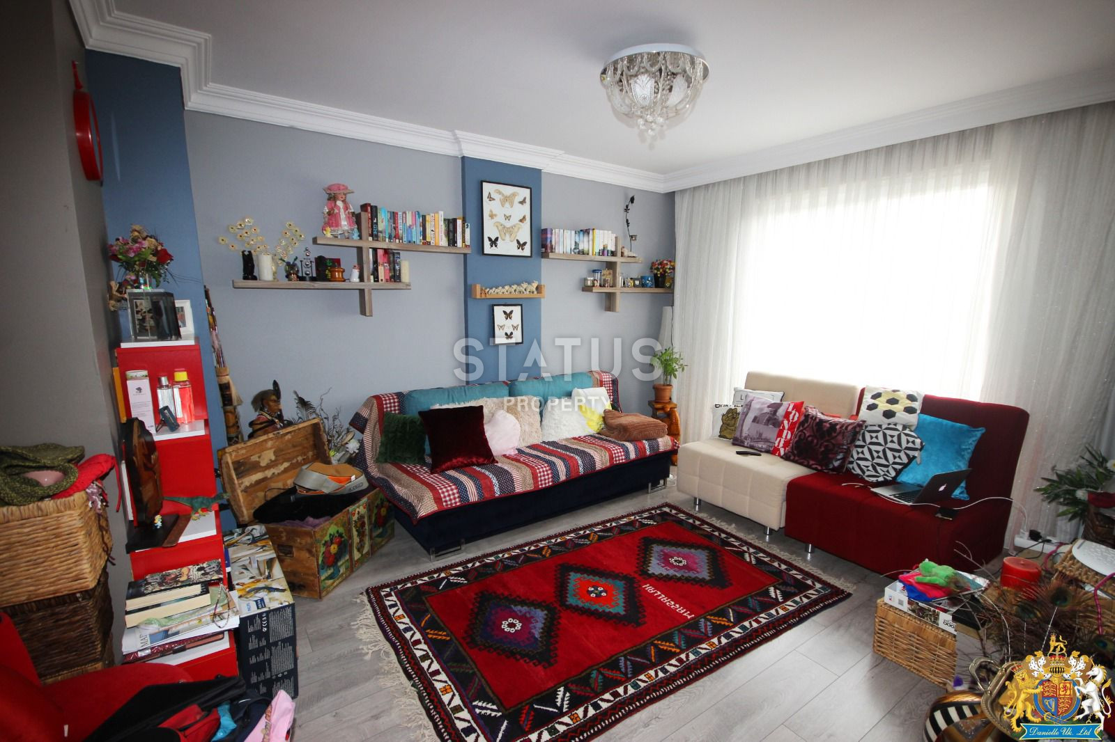 Апартаменты 2+1 в центре Алании, с видом на историческую крепость, 110 кв.м. фото 28