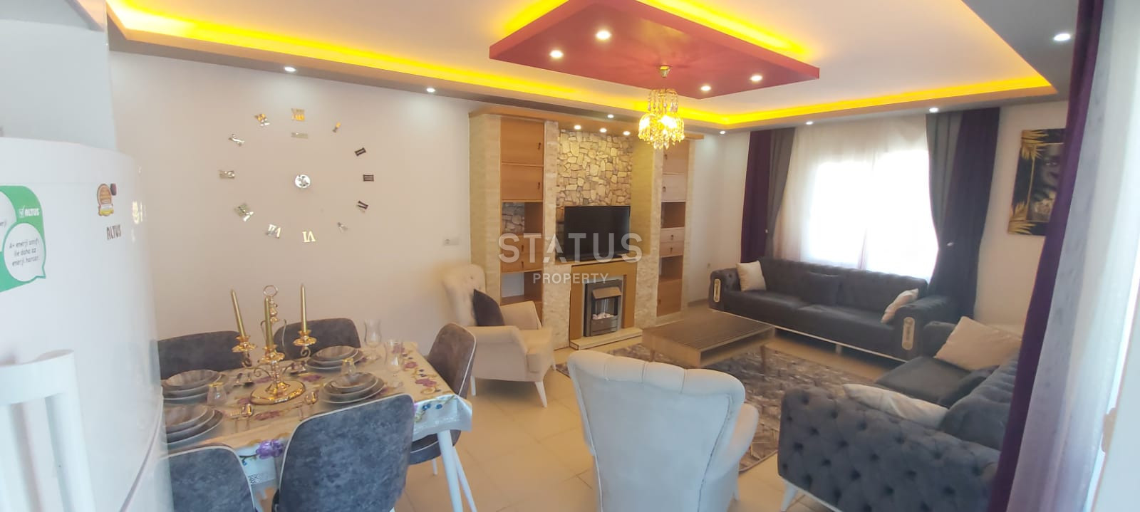 Меблированная квартира 2+1 с видом на море в Махмутларе, 125 кв.м. фото 17