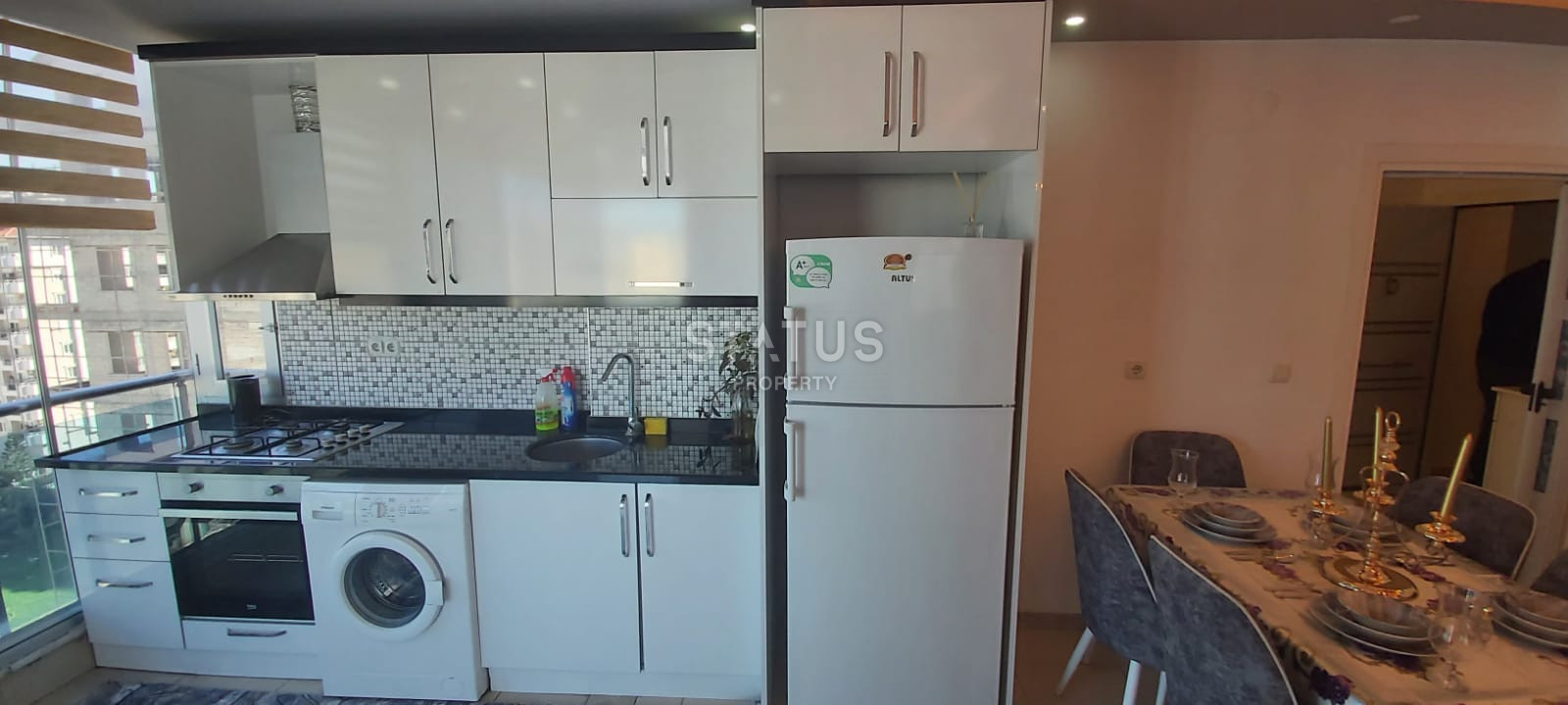 Меблированная квартира 2+1 с видом на море в Махмутларе, 125 кв.м. фото 21