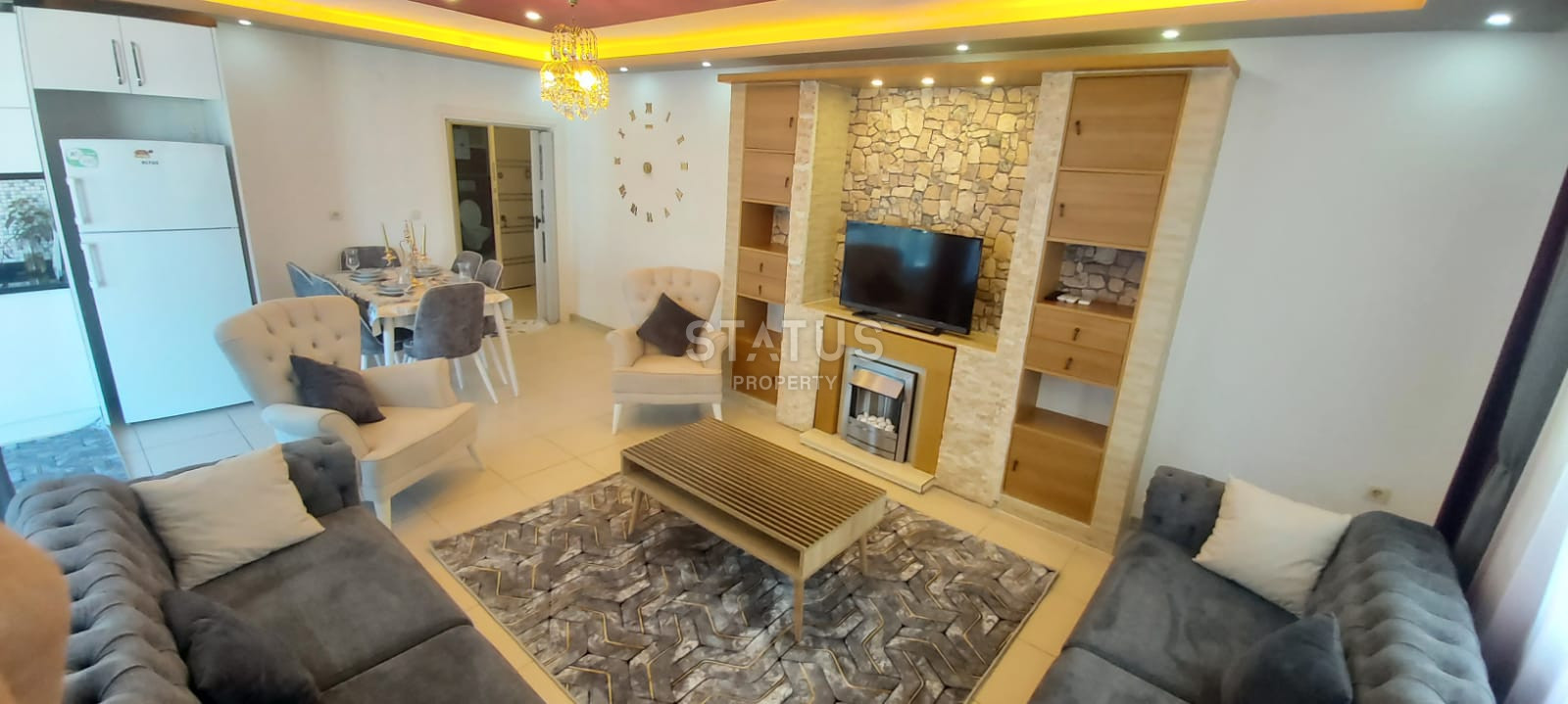 Меблированная квартира 2+1 с видом на море в Махмутларе, 125 кв.м. фото 30