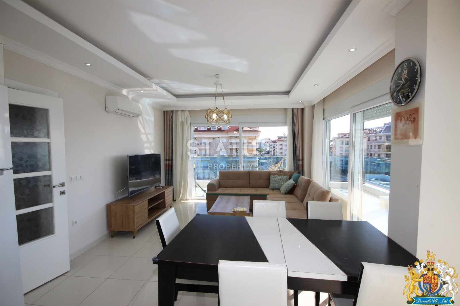 Comfortable apartment 4+1 overlooking the Mediterranean Sea in the Kestel area, 220 sq.m. фото 14
