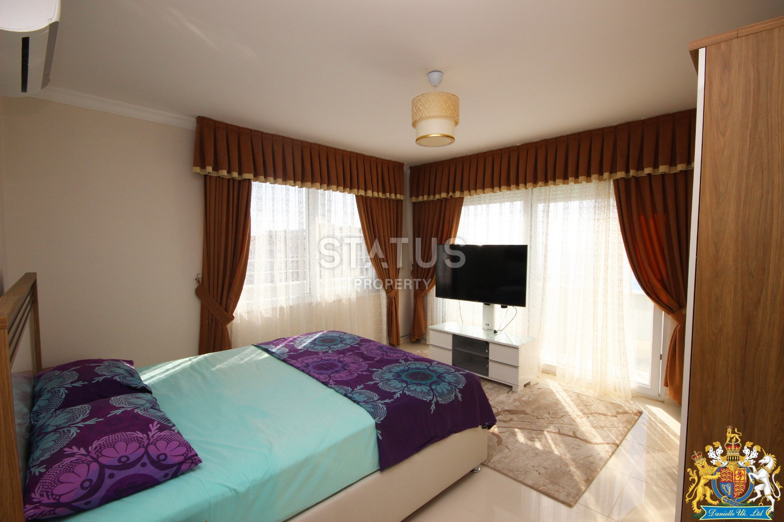 Comfortable apartment 4+1 overlooking the Mediterranean Sea in the Kestel area, 220 sq.m. фото 26