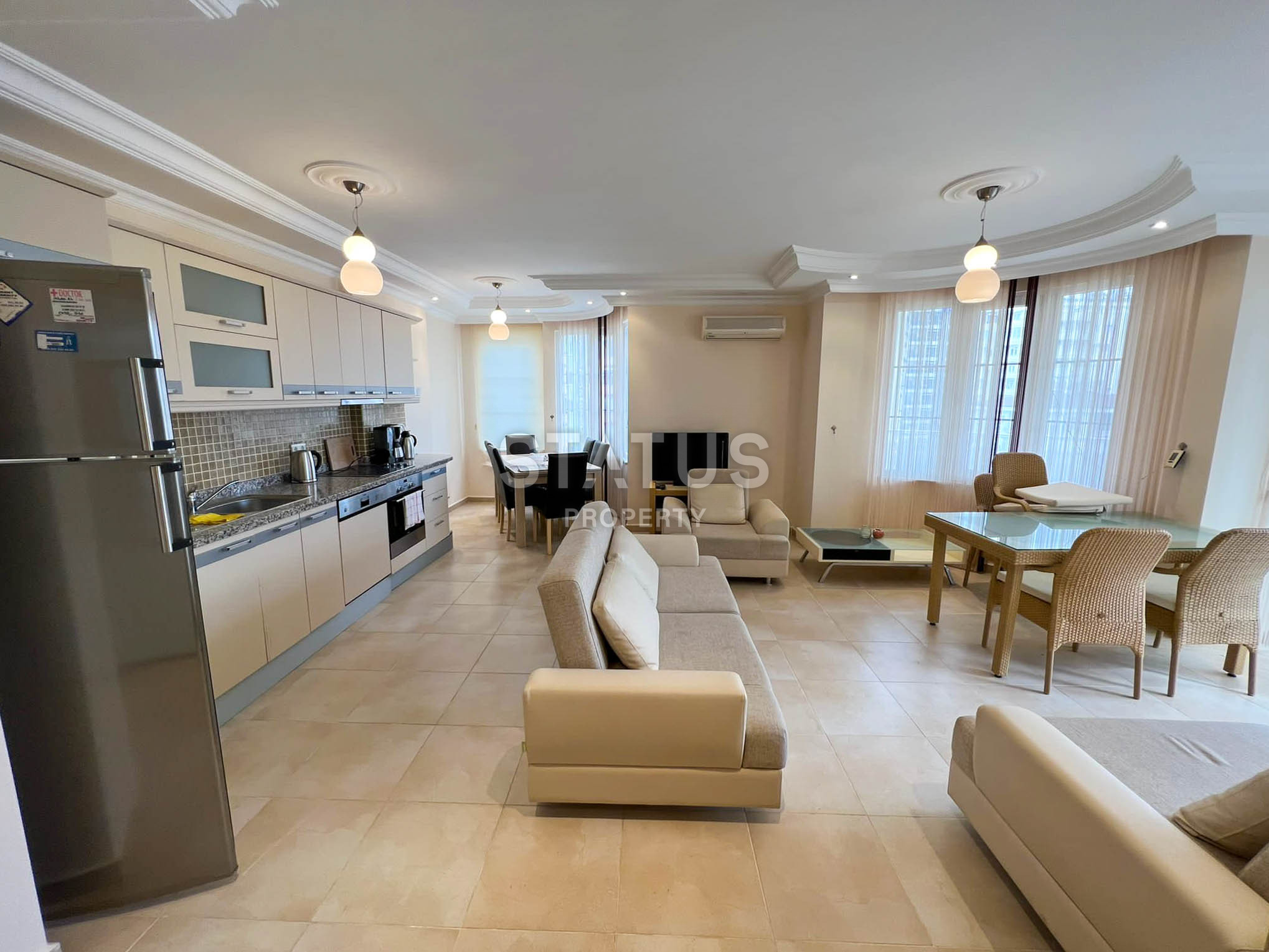 Квартира 2+1 с мебелью в районе Махмутлар, 110 м2. фото 3