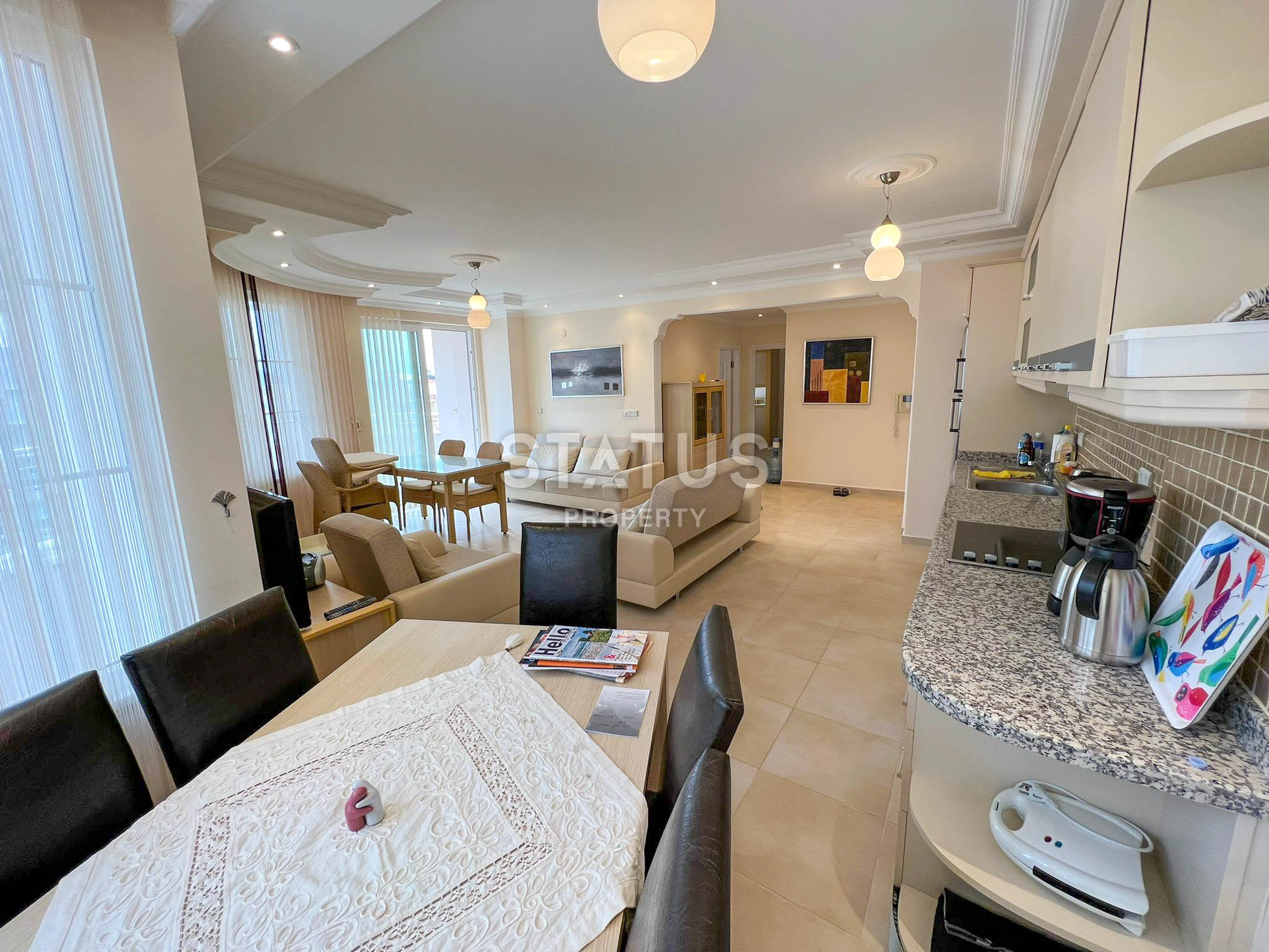 Квартира 2+1 с мебелью в районе Махмутлар, 110 м2. фото 12