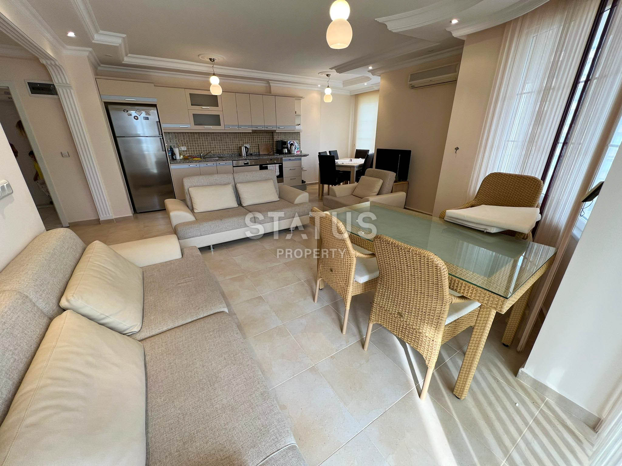 Квартира 2+1 с мебелью в районе Махмутлар, 110 м2. фото 15