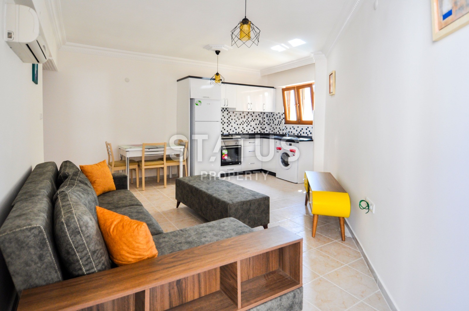 Меблированная квартира в комплексе возле вторничного рынка в Махмутларе. 55 кв.м. фото 3