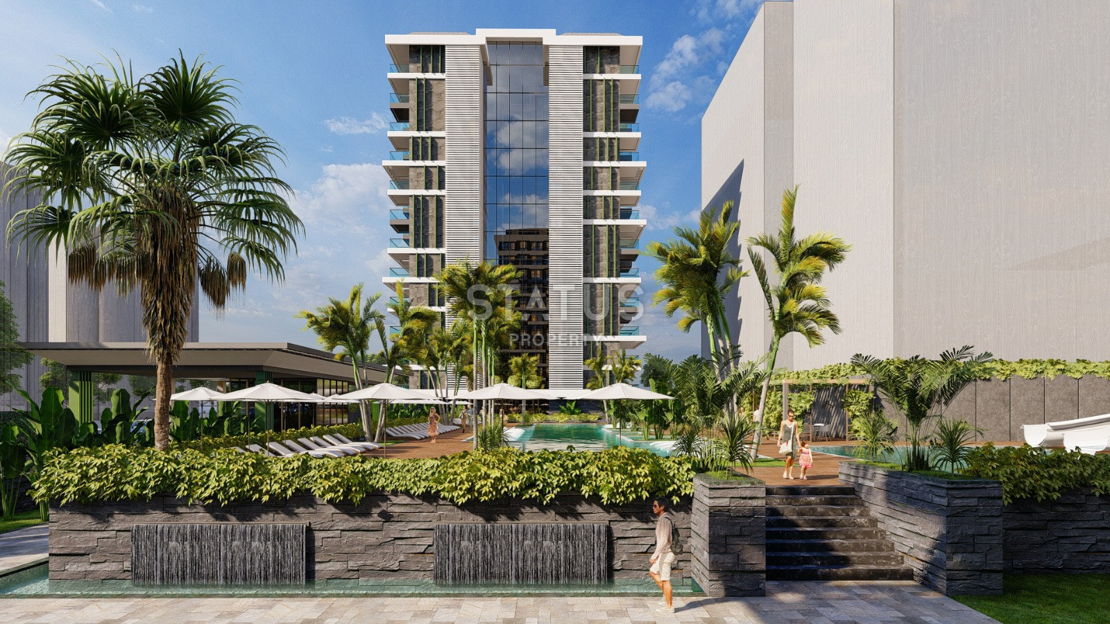 Элитный проект на первой береговой линии в Махмутларе, 63 – 110 м2 фото 12