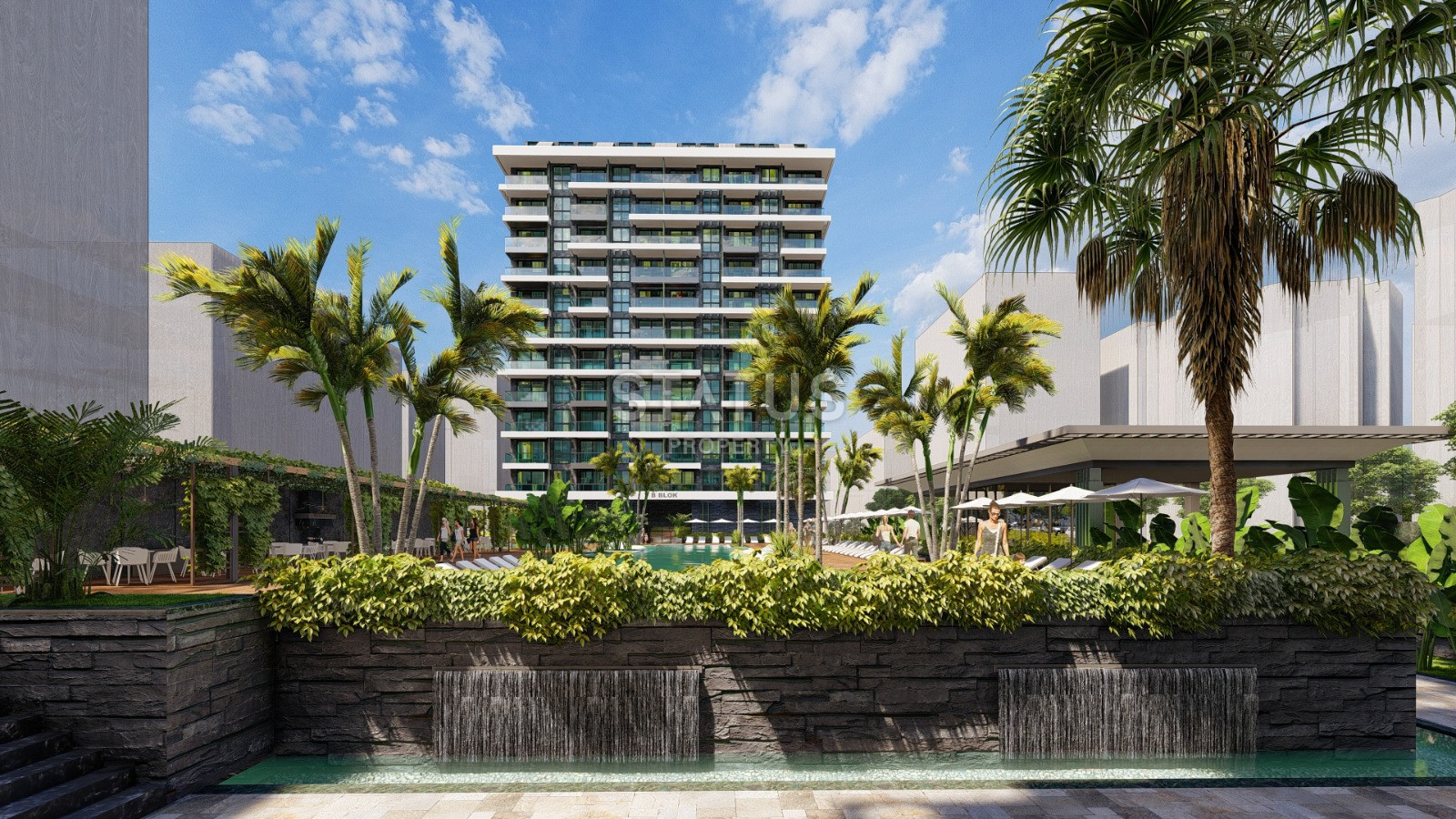 Элитный проект на первой береговой линии в Махмутларе, 63 – 110 м2 фото 16