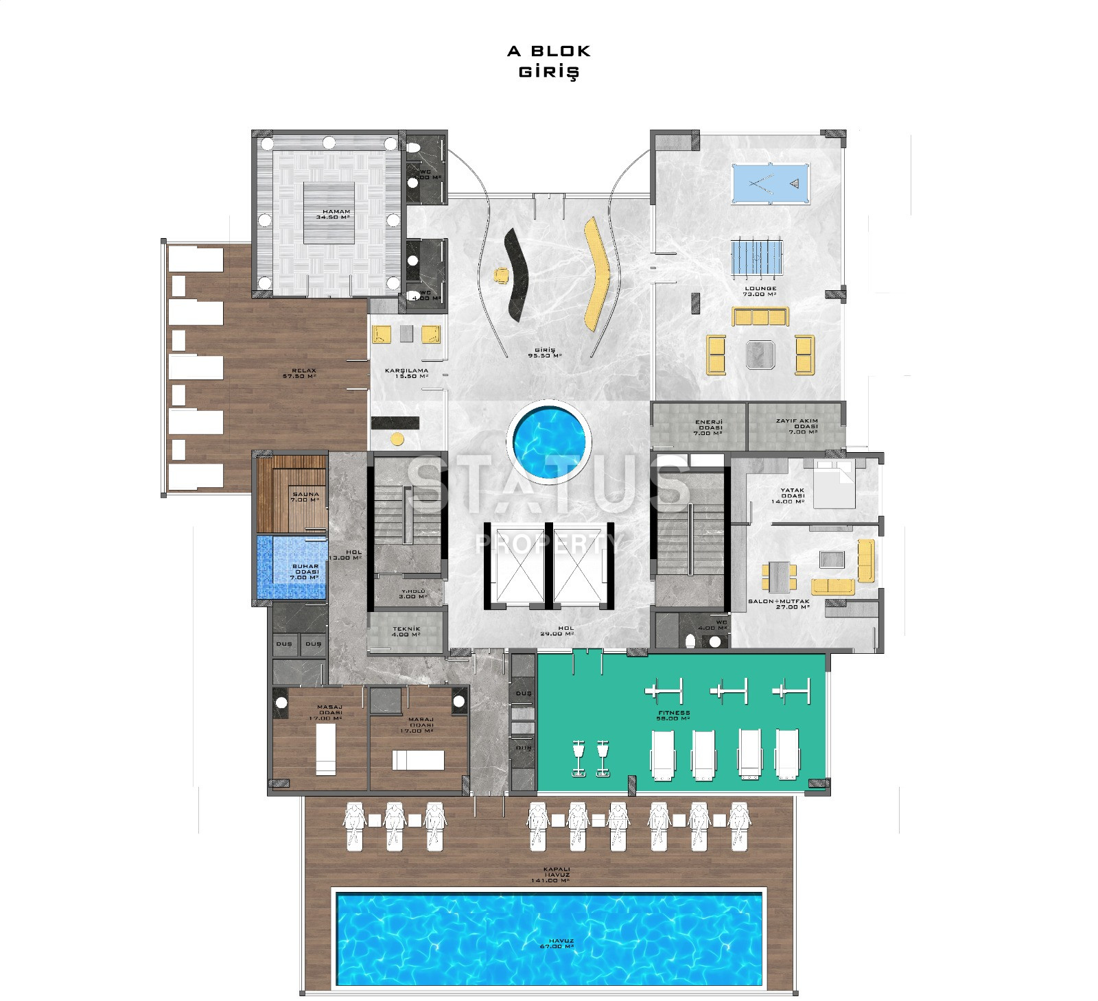 Элитный проект на первой береговой линии в Махмутларе, 63 – 110 м2 фото 19