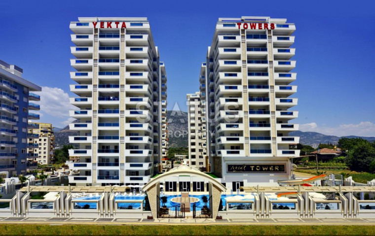 Трёхкомнатная квартира с мебелью в отличном комплексе, 125 м2 фото 1