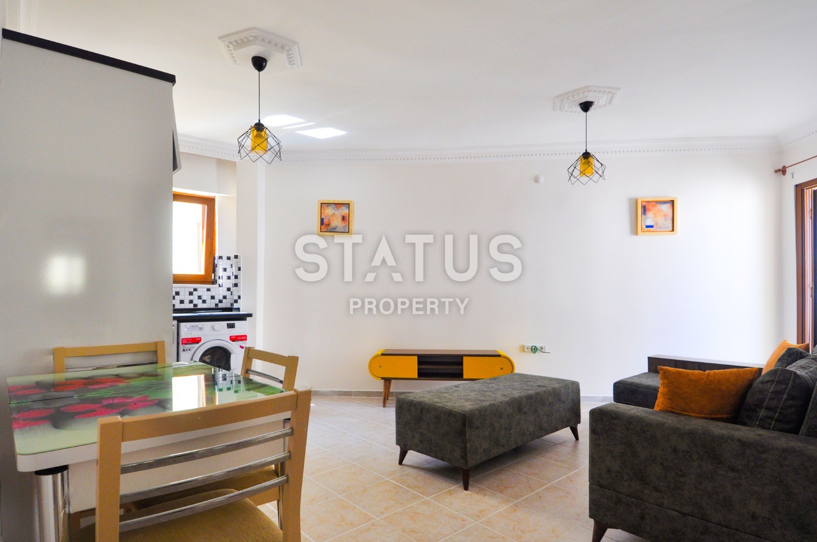 Меблированная квартира в комплексе возле вторничного рынка в Махмутларе. 55 кв.м. фото 12