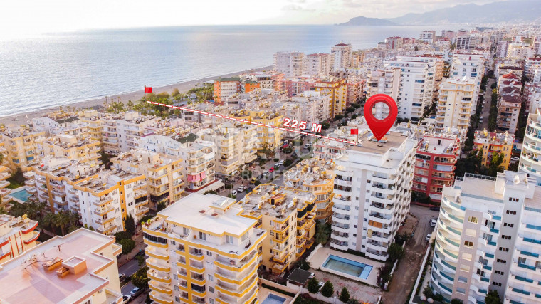 Меблированная квартира 3+1 в трёх минутах от моря,150 м2. Махмутлар, Алания. фото 1