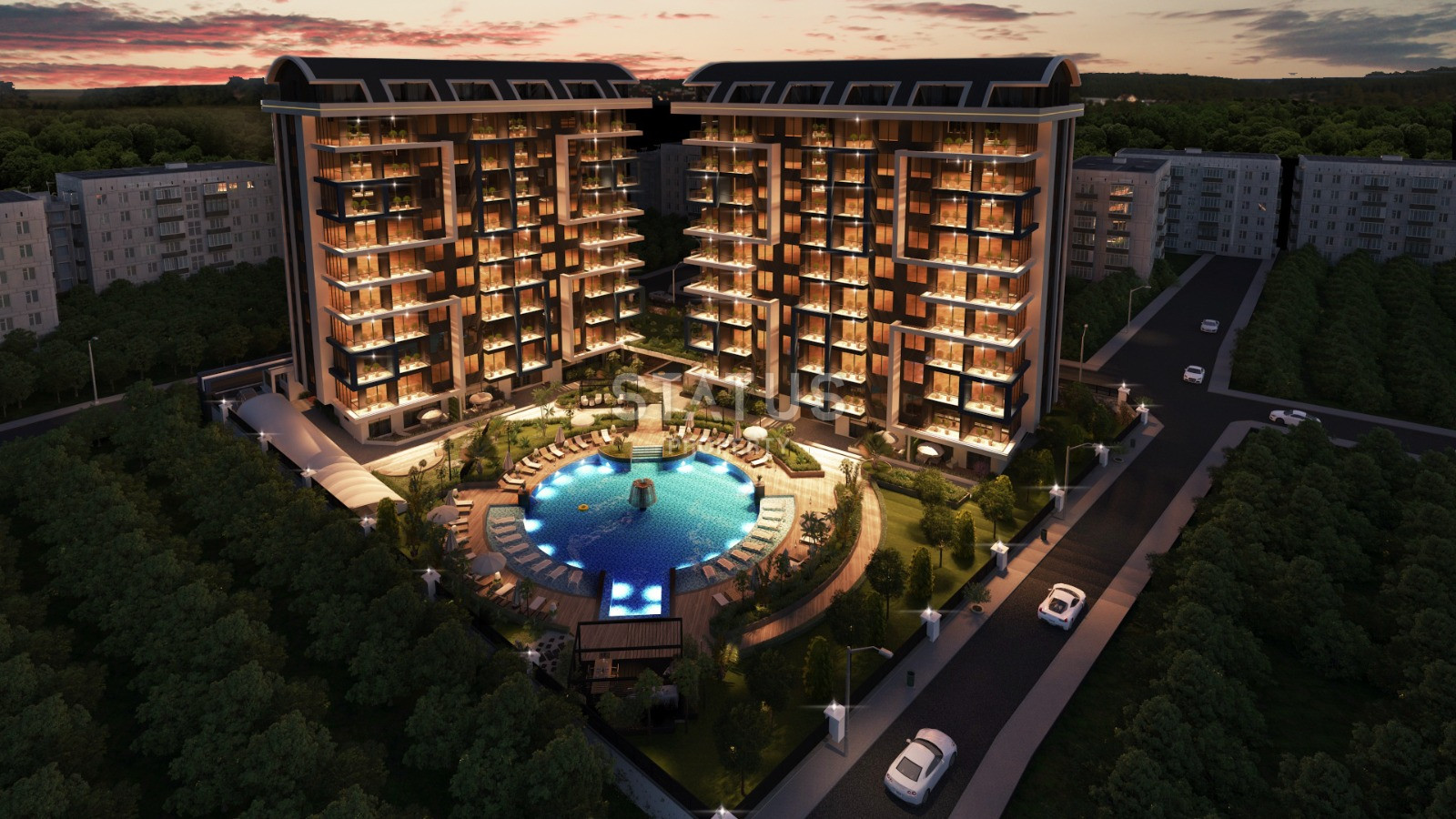 Апартаменты в рассрочку на Клеопатре от известного застройщика! От двухкомнатных апартаментов до четырехкомнатных дублексов с выходом в сад! фото 30