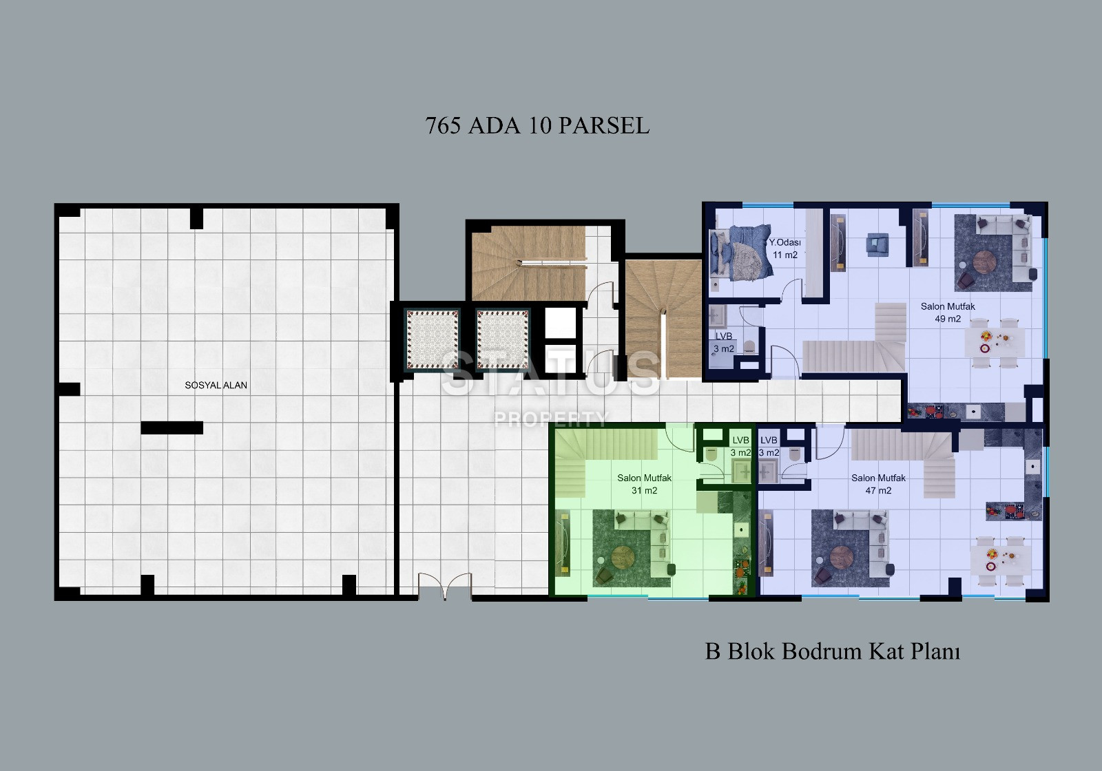 Апартаменты в рассрочку на Клеопатре от известного застройщика! От двухкомнатных апартаментов до четырехкомнатных дублексов с выходом в сад! фото 37