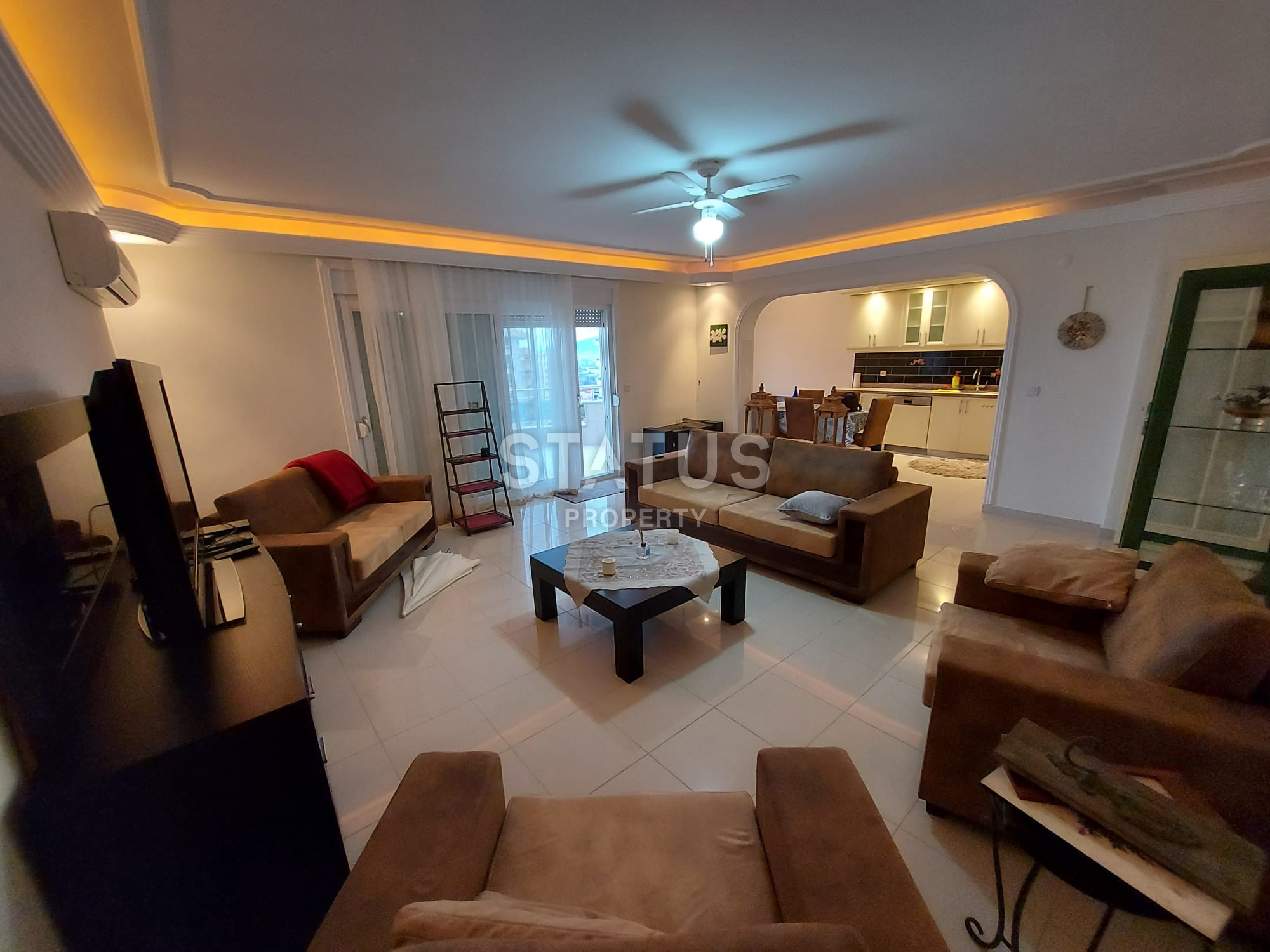 Большая по площади меблированная квартира в Махмутларе, 130м.кв фото 15