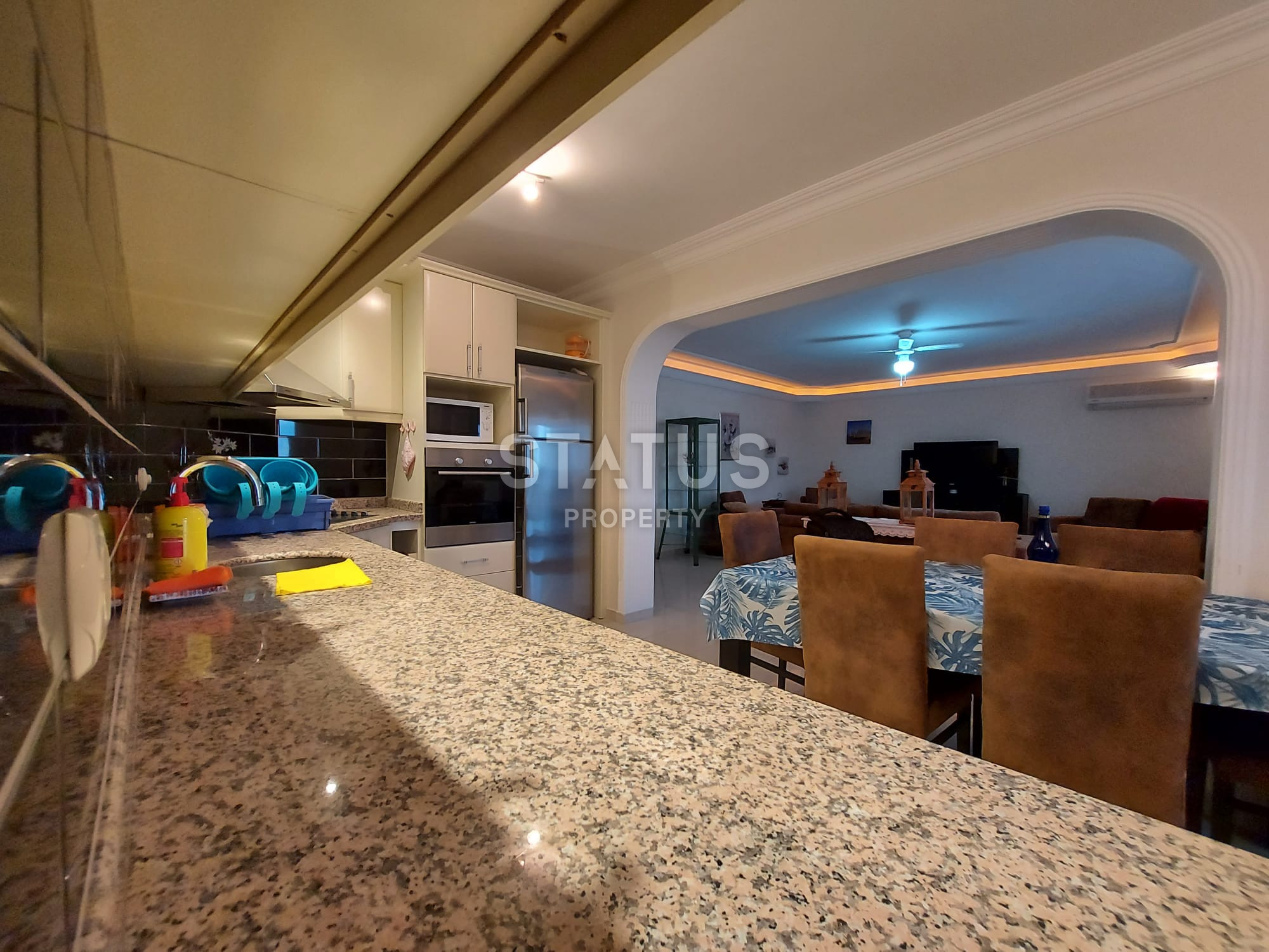 Большая по площади меблированная квартира в Махмутларе, 130м.кв фото 26