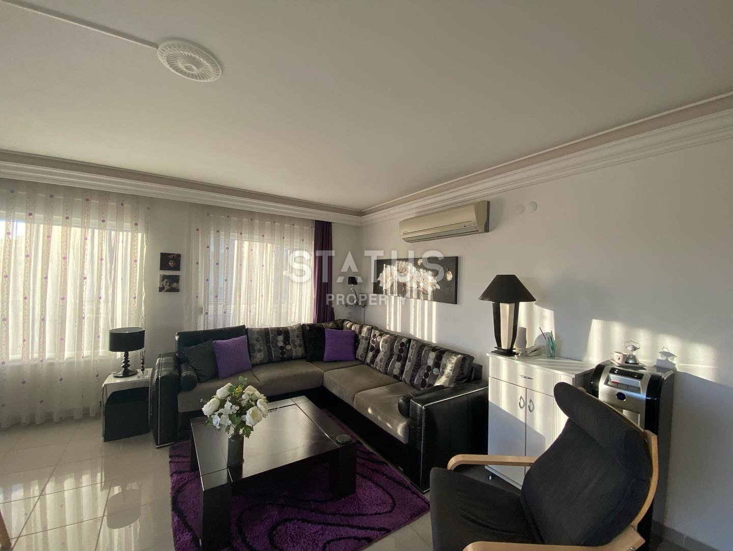 Отлично укомплектованная квартира 2+1 с видом на море в Джикджилли, 105 м2. фото 10