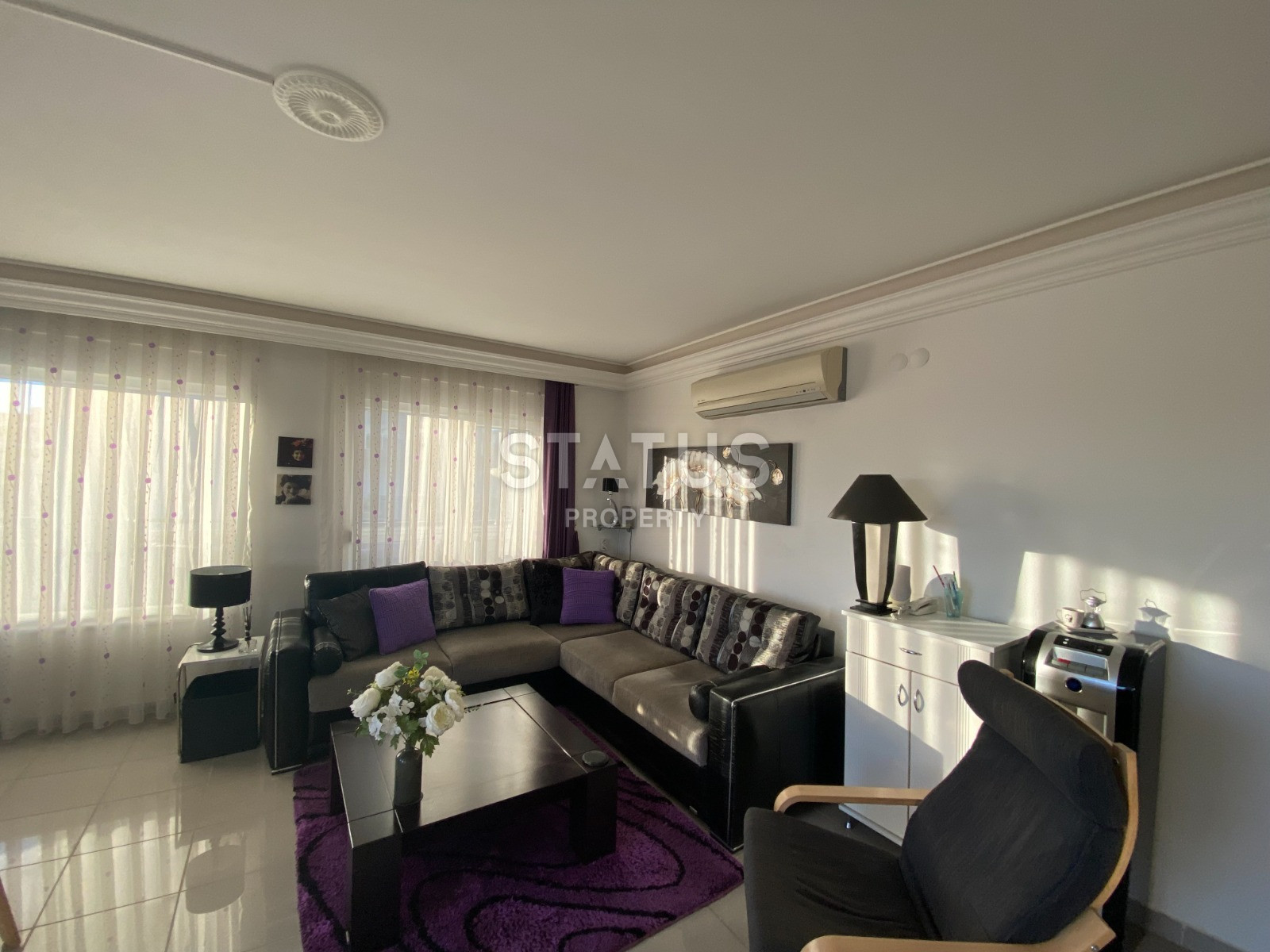 Отлично укомплектованная квартира 2+1 с видом на море в Джикджилли, 105 м2. фото 13