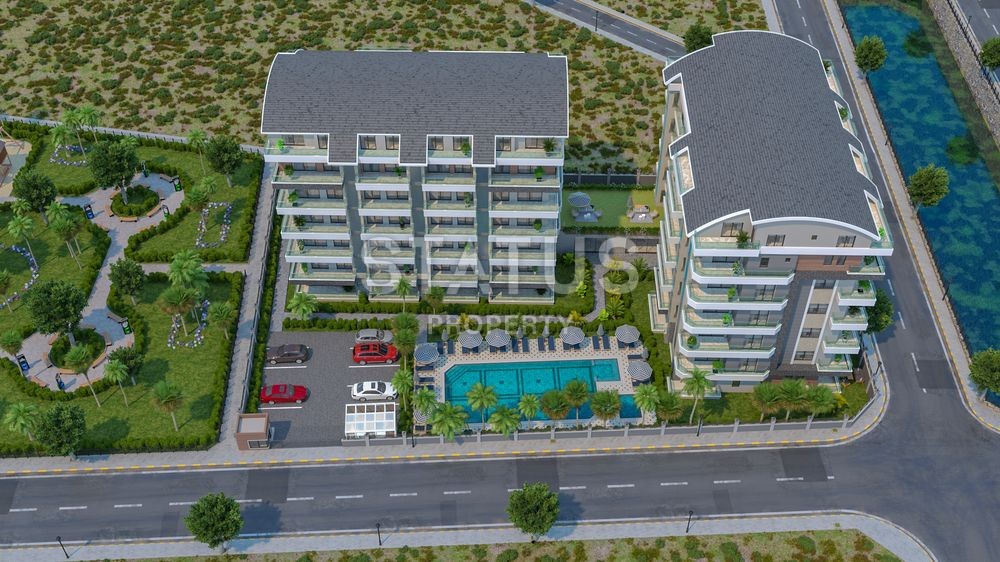 New investment project in the picturesque area of Kargicak, 55-133 m2. фото 6