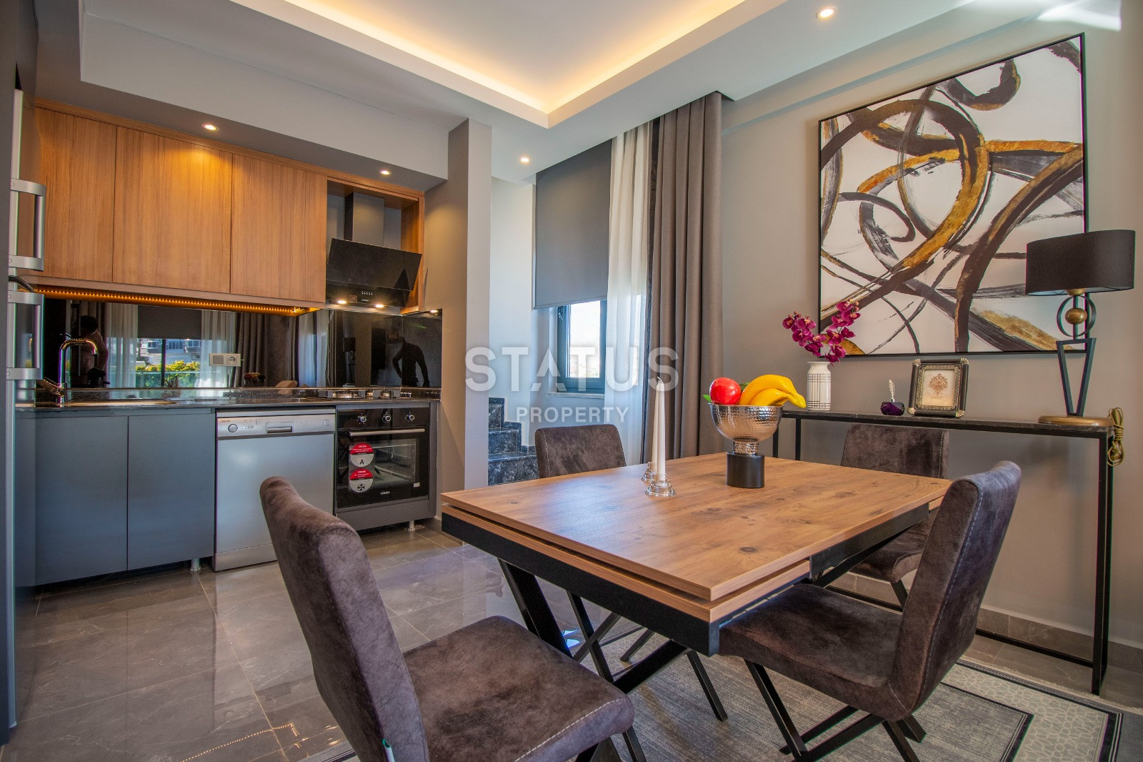 Furnished duplex apartment in the prestigious Oba area, 115m фото 9