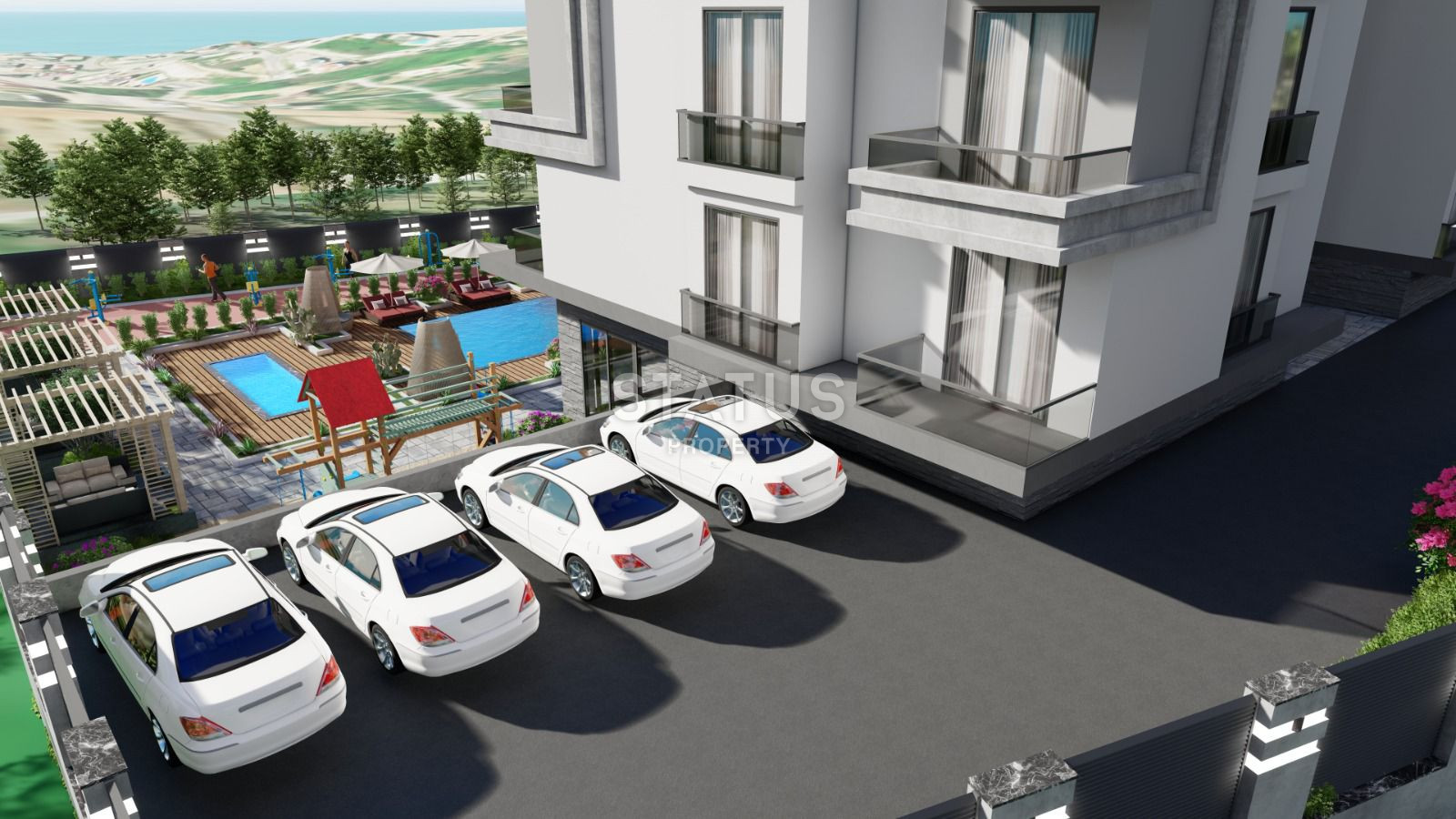 Комплекс на этапе котлована в центральной части района Авсаллар, 49-52м.кв фото 18