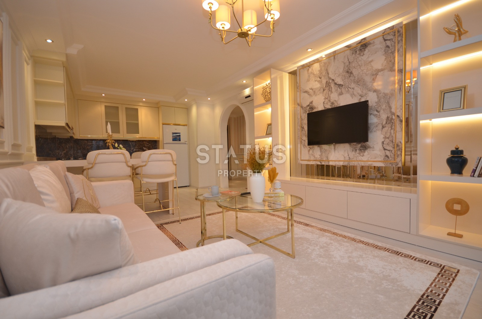 Меблированная трехкомнатная квартира в Махмутларе в 400метрах от побережья, 100 м2. фото 3