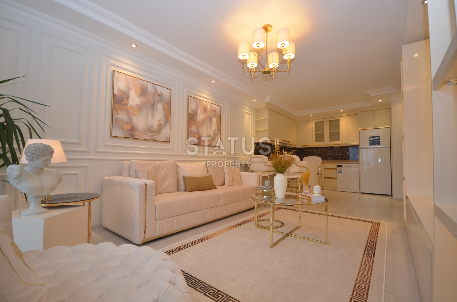 Меблированная трехкомнатная квартира в Махмутларе в 400метрах от побережья, 100 м2. фото 4