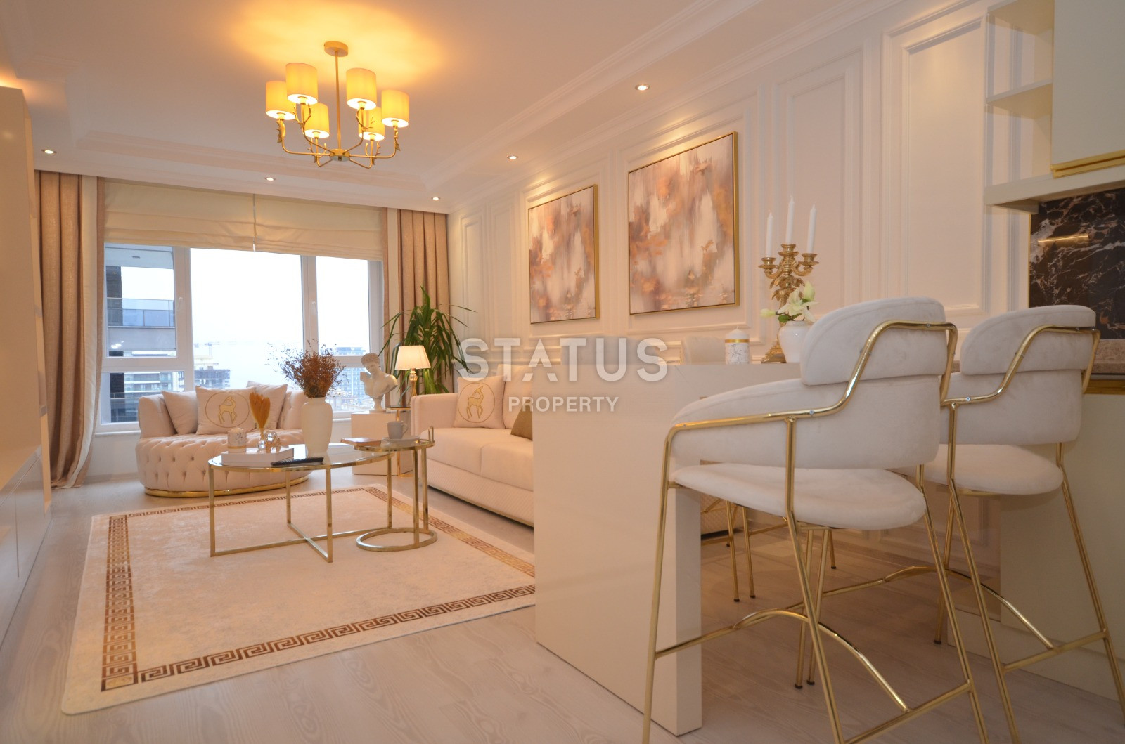 Меблированная трехкомнатная квартира в Махмутларе в 400метрах от побережья, 100 м2. фото 5